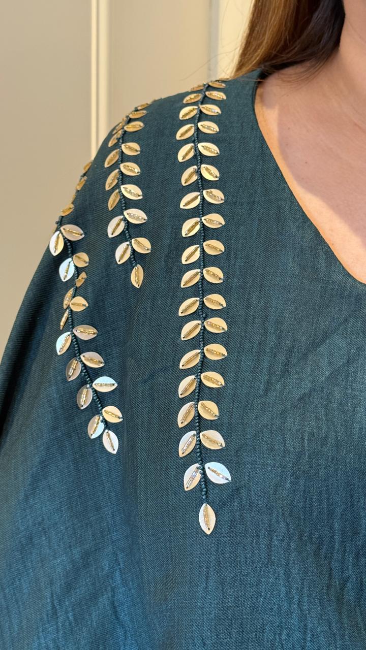 Luxe Handwork Jumpsuit- Black, Blue, Purple