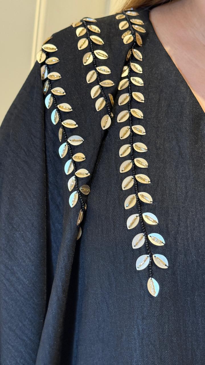 Luxe Handwork Jumpsuit- Black, Blue, Purple