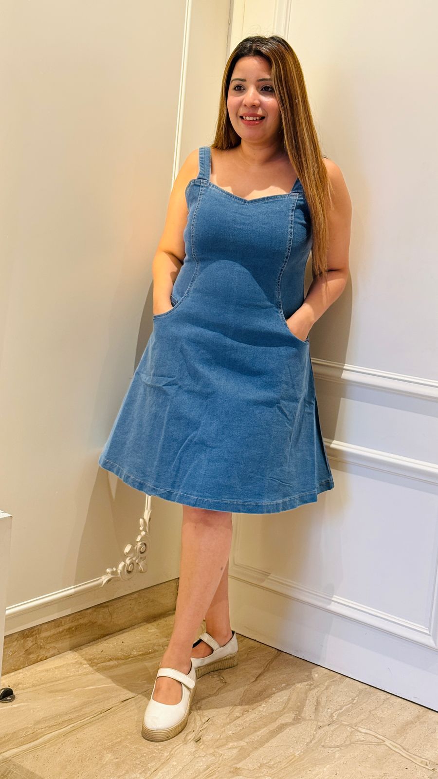 Blue Breeze Denim Midi