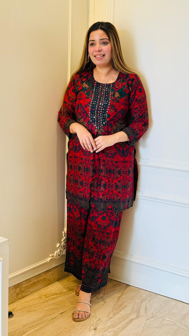 ChicEase Cordset - Red