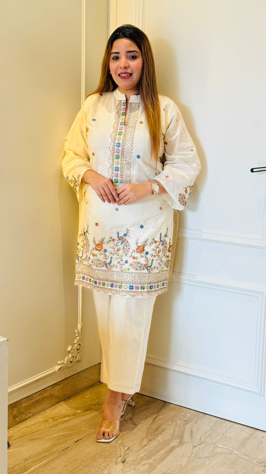 Kora Handwork Cordset- White