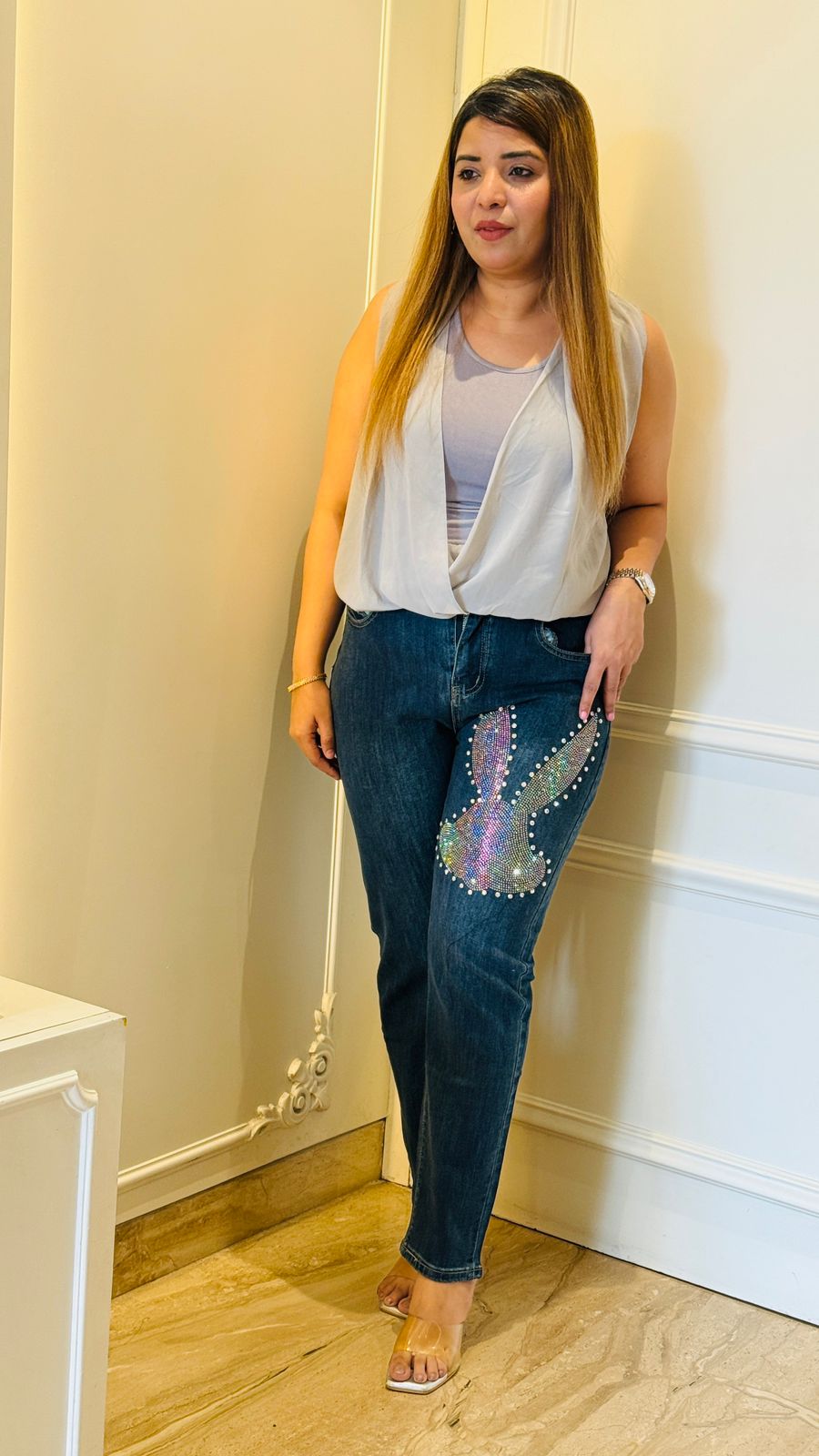 CrystalFlex Denim Jeans