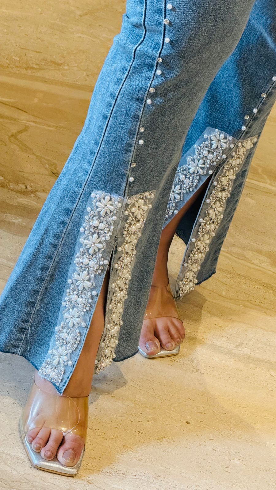 Embellished Luxe Jeans