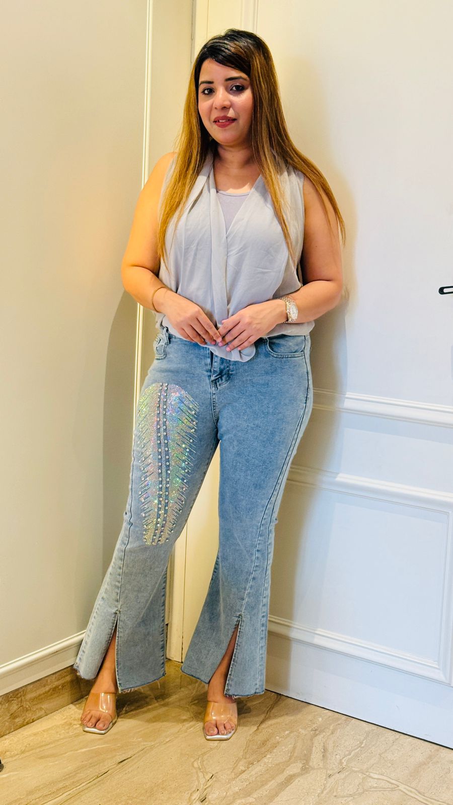 Embellished Luxe Jeans