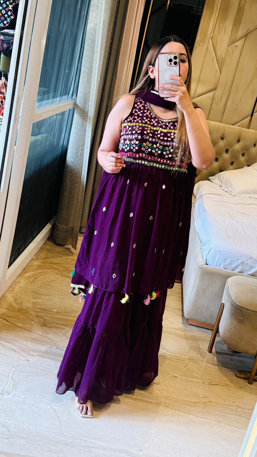 MirrorGlow Peplum Set