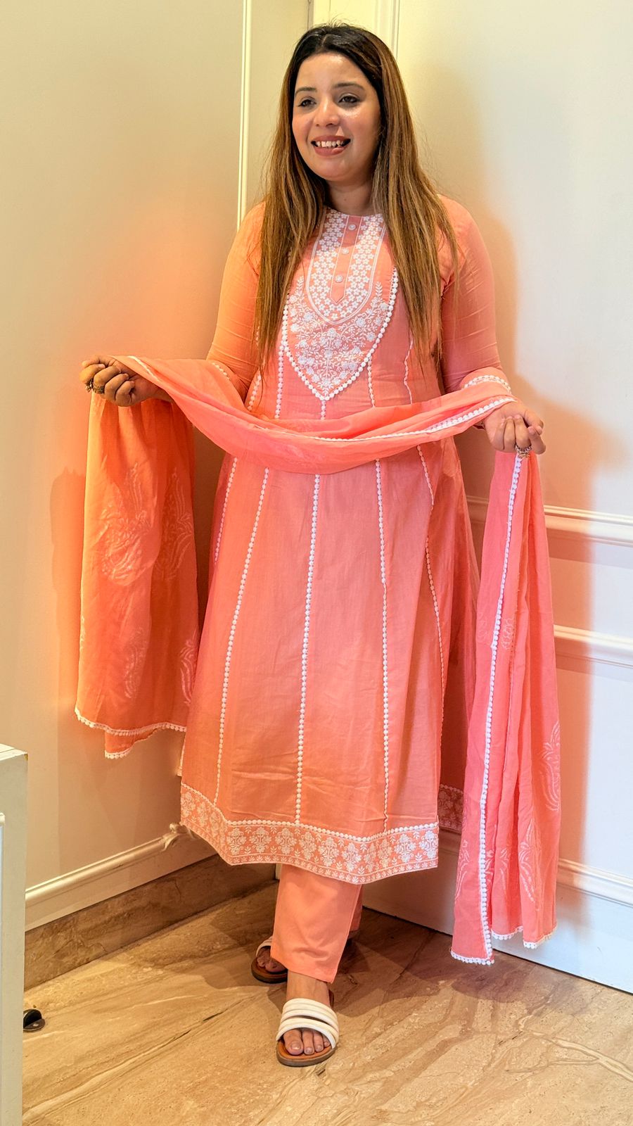 Sitara Anarkali Suit Set- Green, Purple, Pink