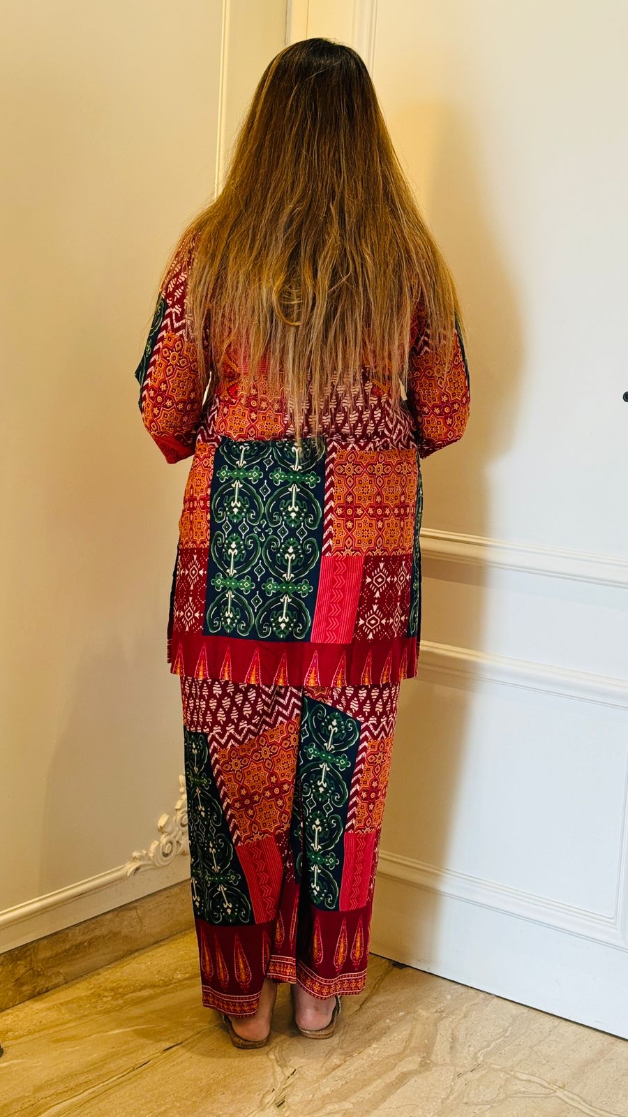 Naira Cord Set- Orange