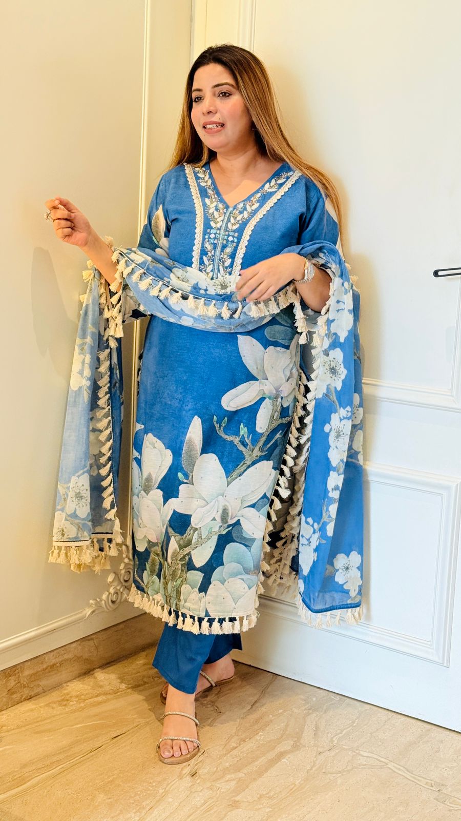 Reeva Digital Elegance- Blue