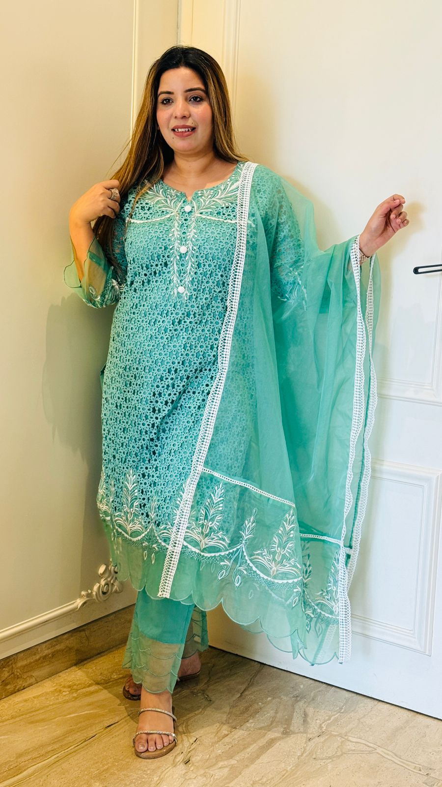 Maheli Kroshia Suit Set - Green