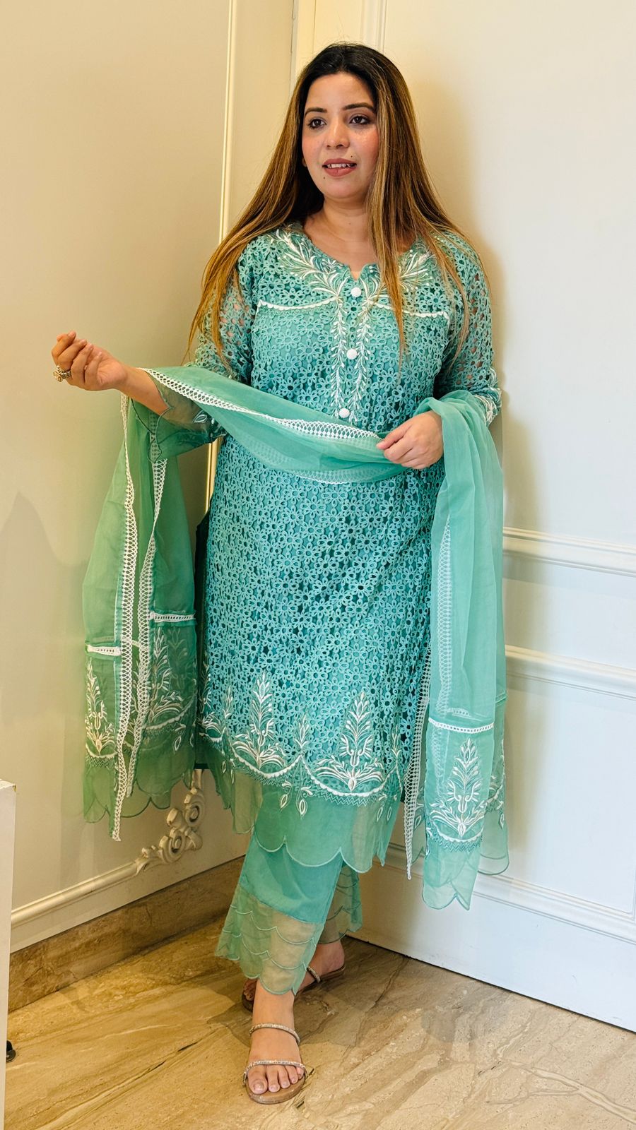 Maheli Kroshia Suit Set - Green