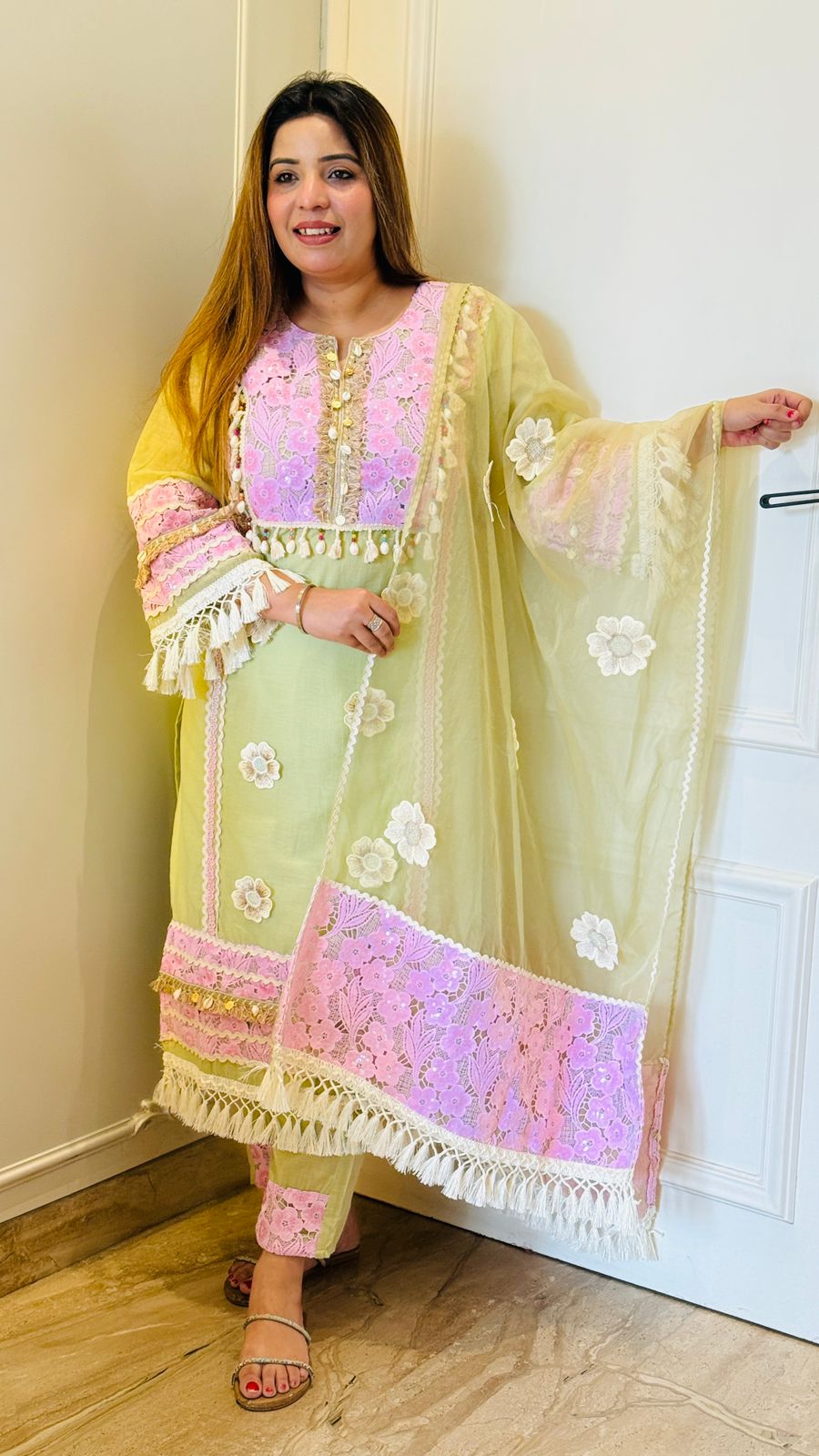 Ishya Suit Set- Green