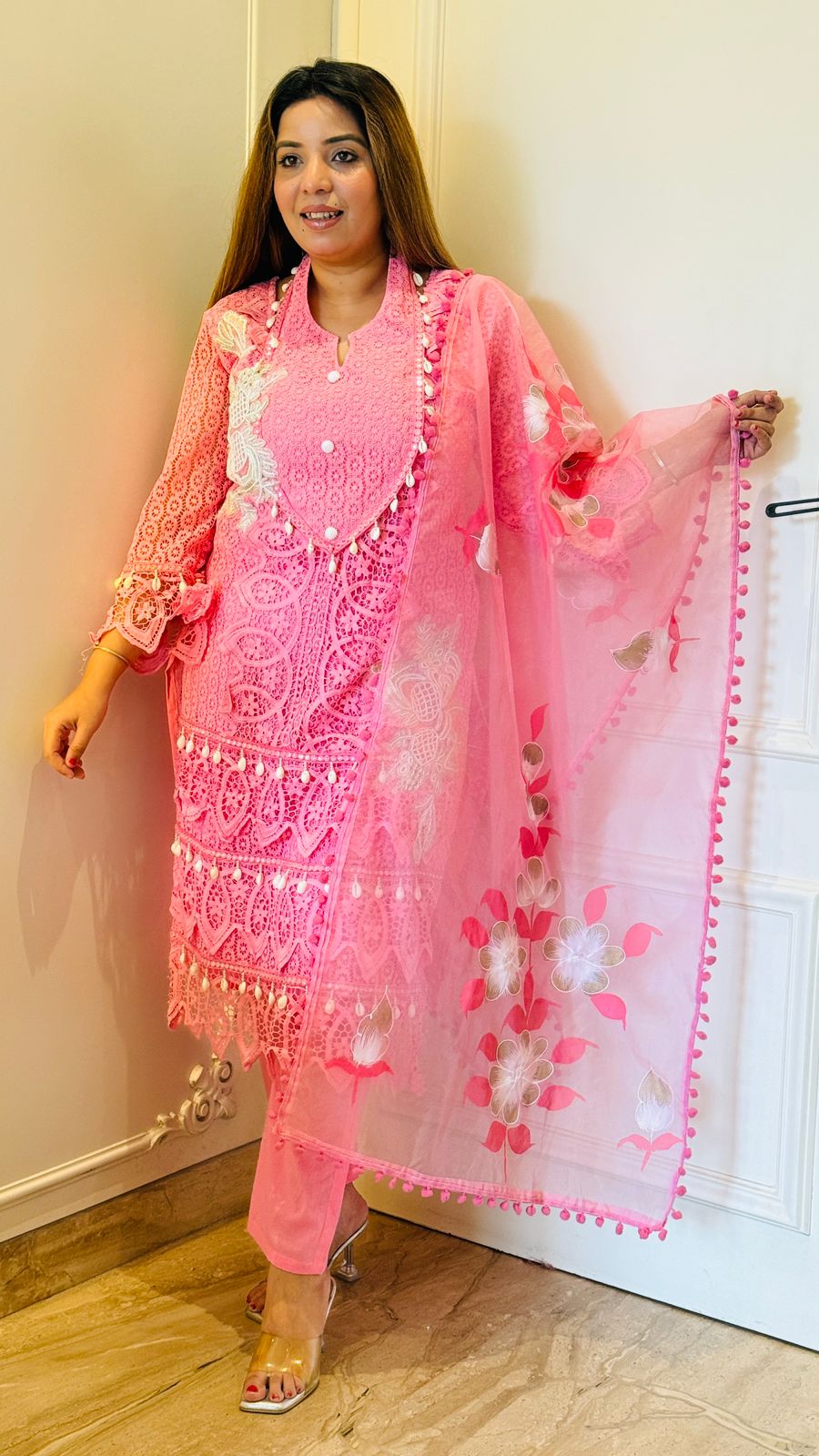 Reva Suit Set- Pink, Purple