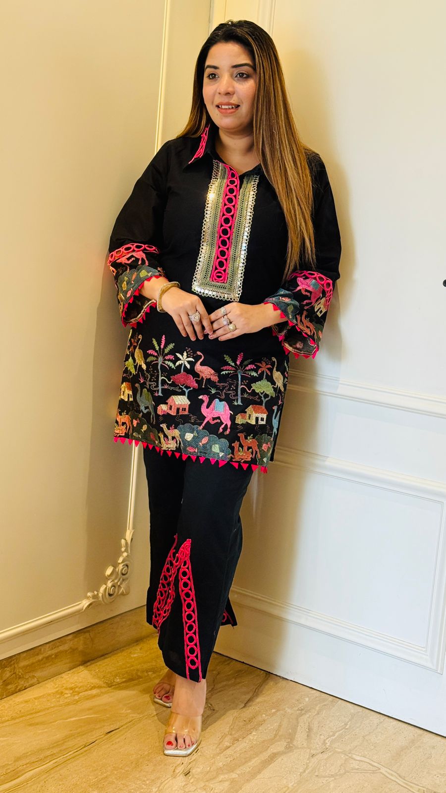 Inaaya Cordset- Black