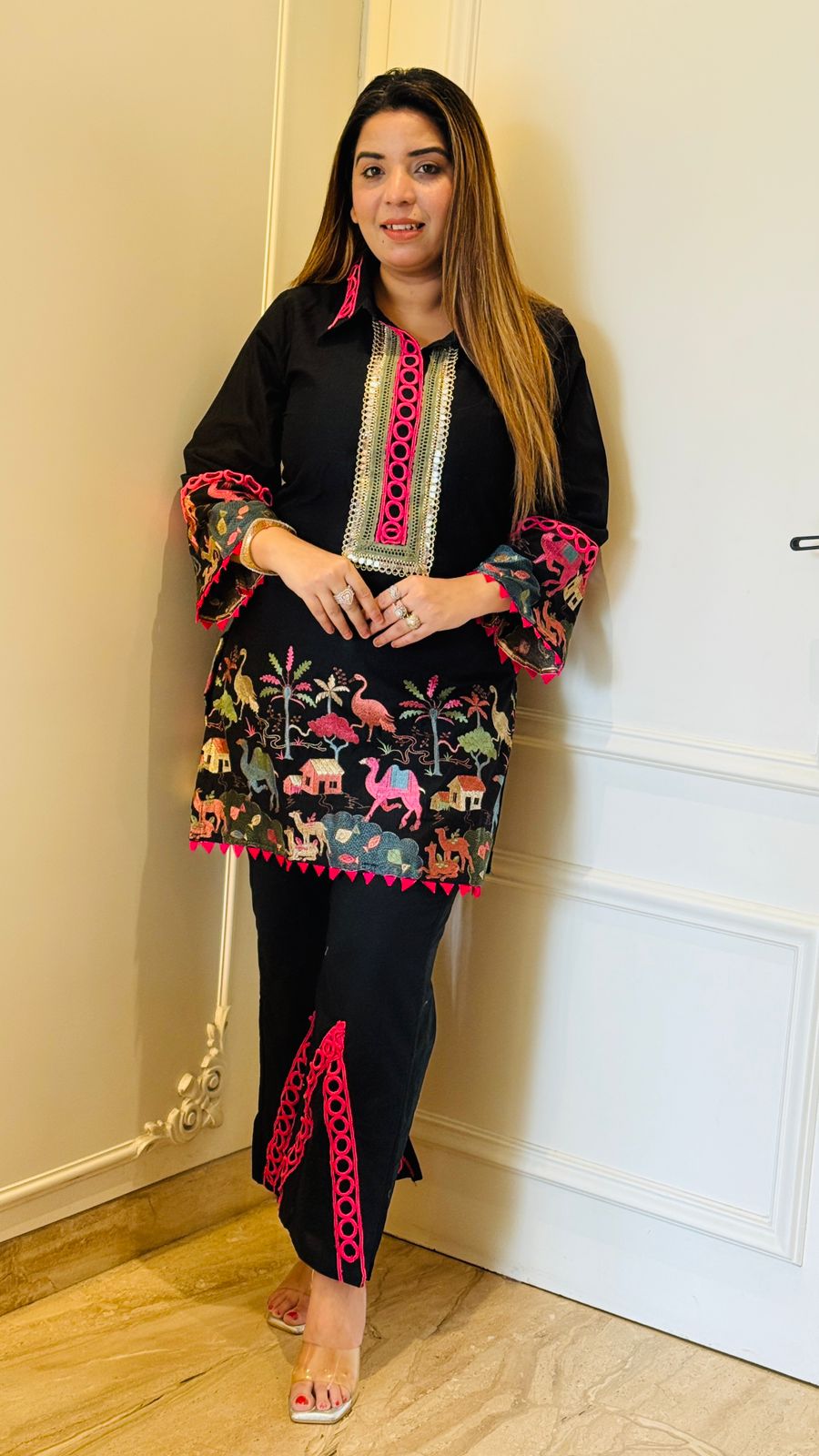 Inaaya Cordset- Black