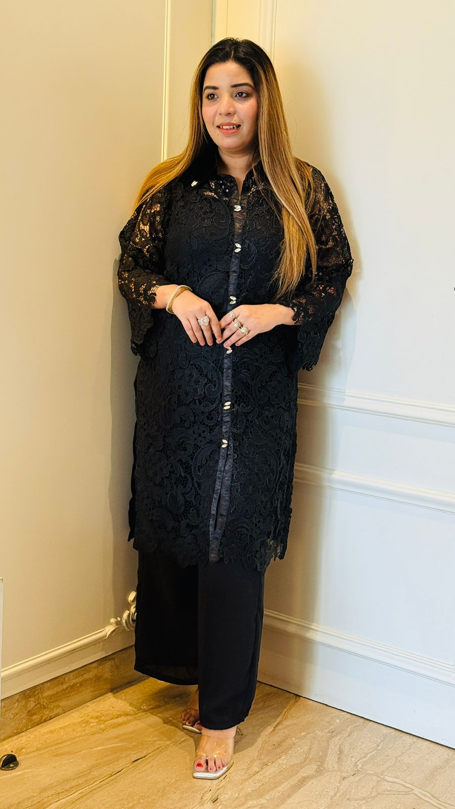 Aaliya Cordset- Black