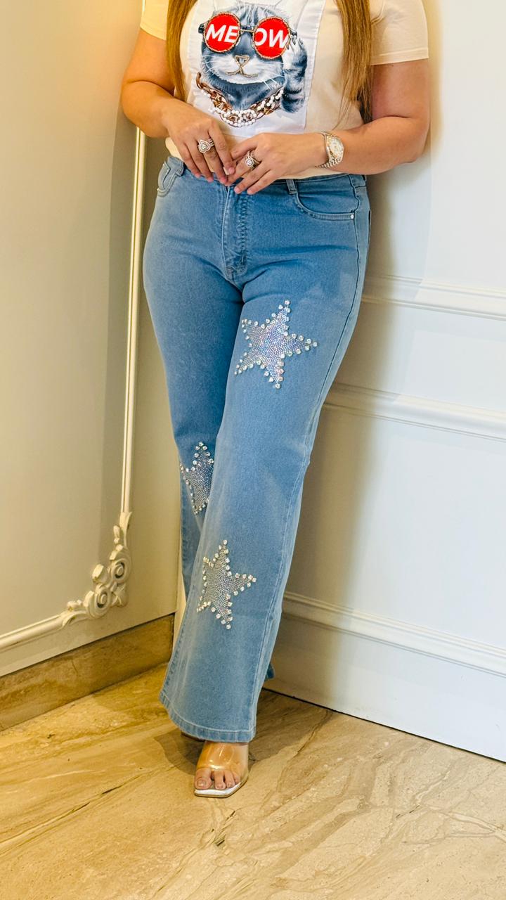 Stella Shine Jeans- Navy, Blue