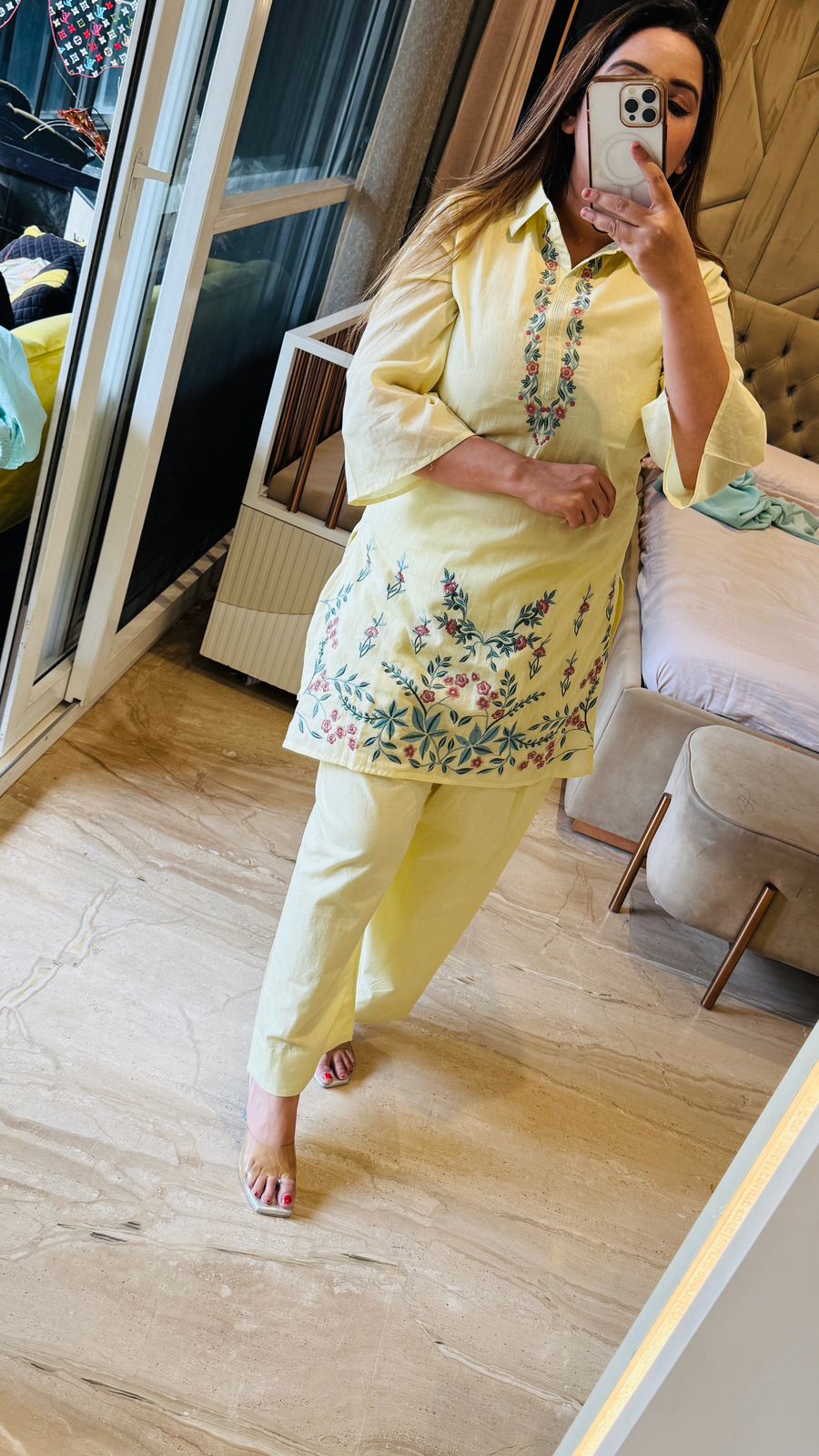 Noor Farshi Salwar- Beige