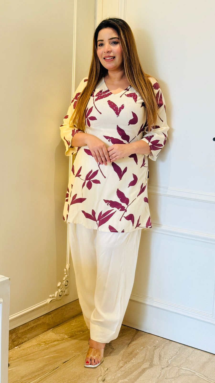 Falak Farshi Bottom- Purple