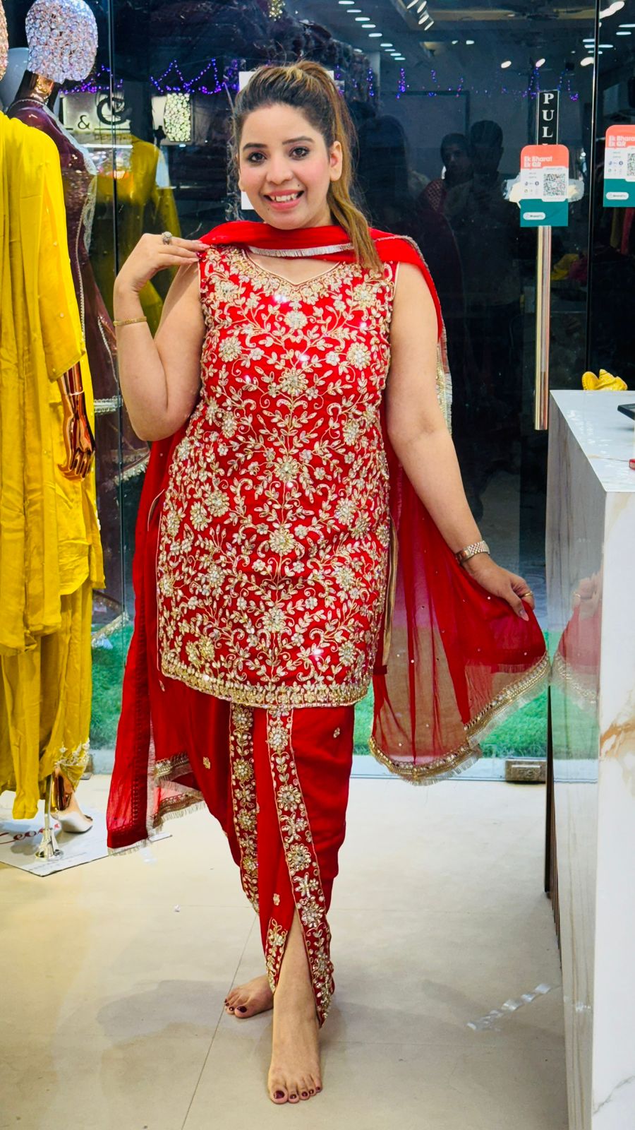 Zehra Stone Tulip- Red