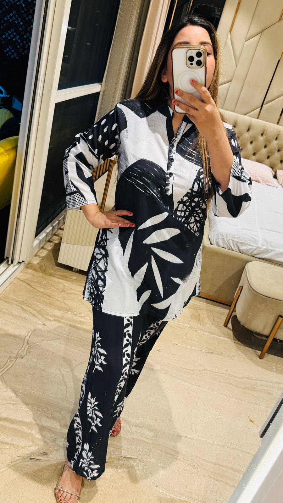 Alvira Print Set- Black