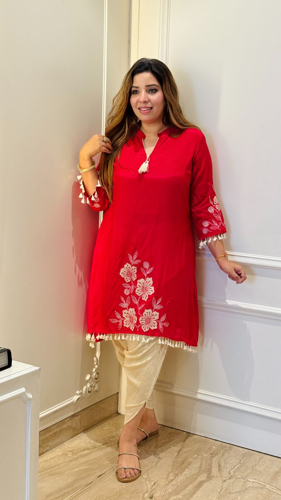 Mehar Crape Set- Black, Yellow, Pink, Red, Purple