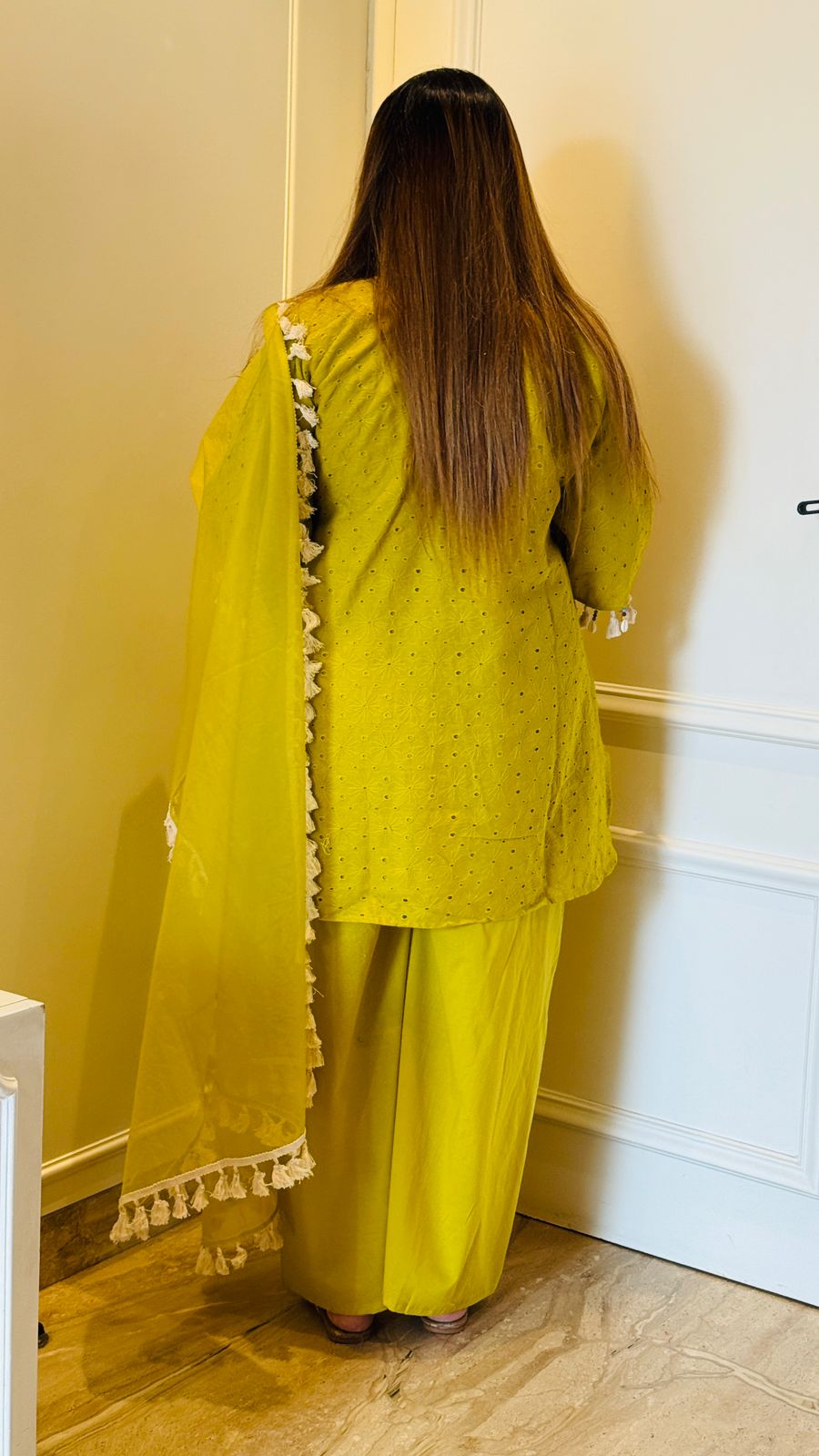 Nayra Mirror Suit- Yellow, Blue