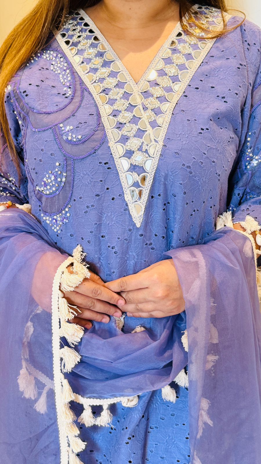 Nayra Mirror Suit- Yellow, Blue