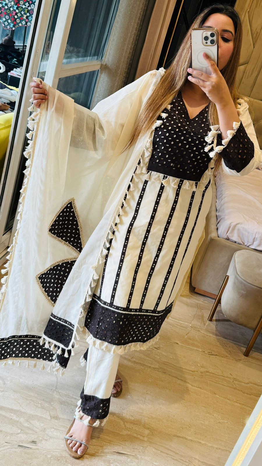 Inaaya Cotton Set- White