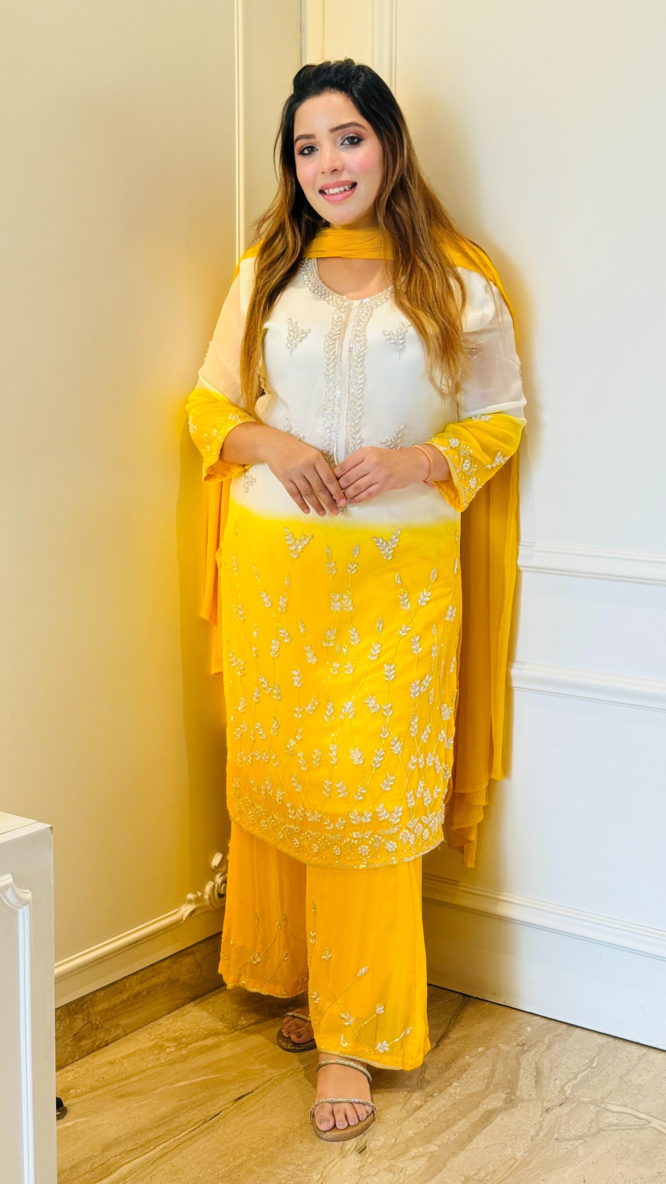 Elegant Suit Set- Yellow