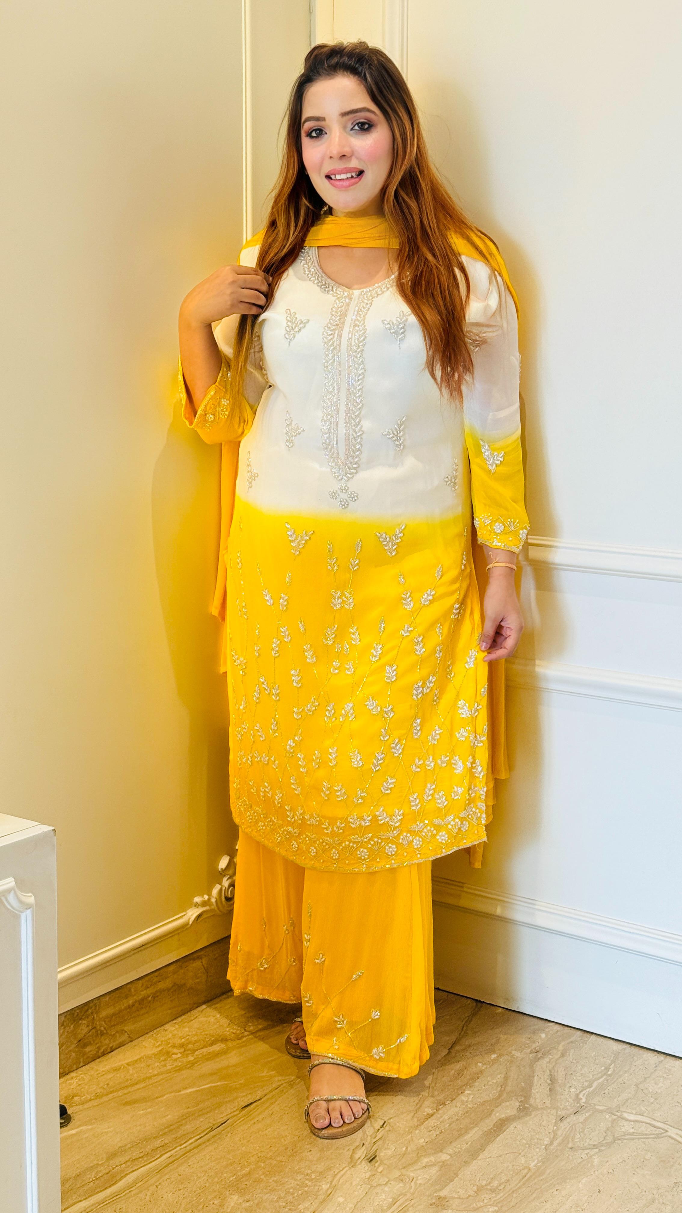 Elegant Suit Set- Yellow