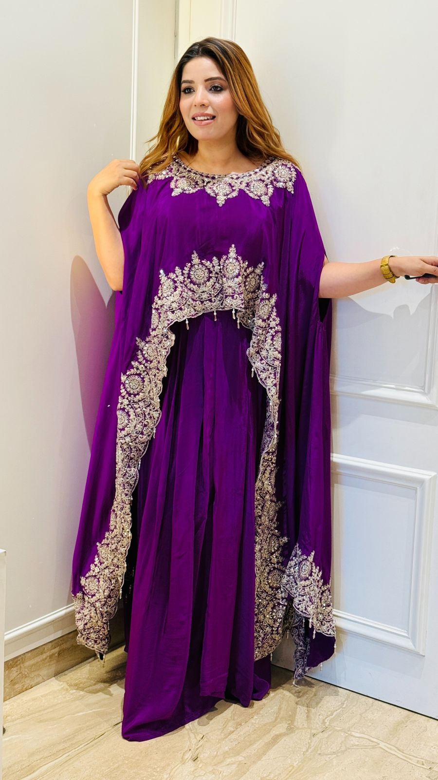 Eira Kaftan Set- Red, Purple, Yellow, Orange