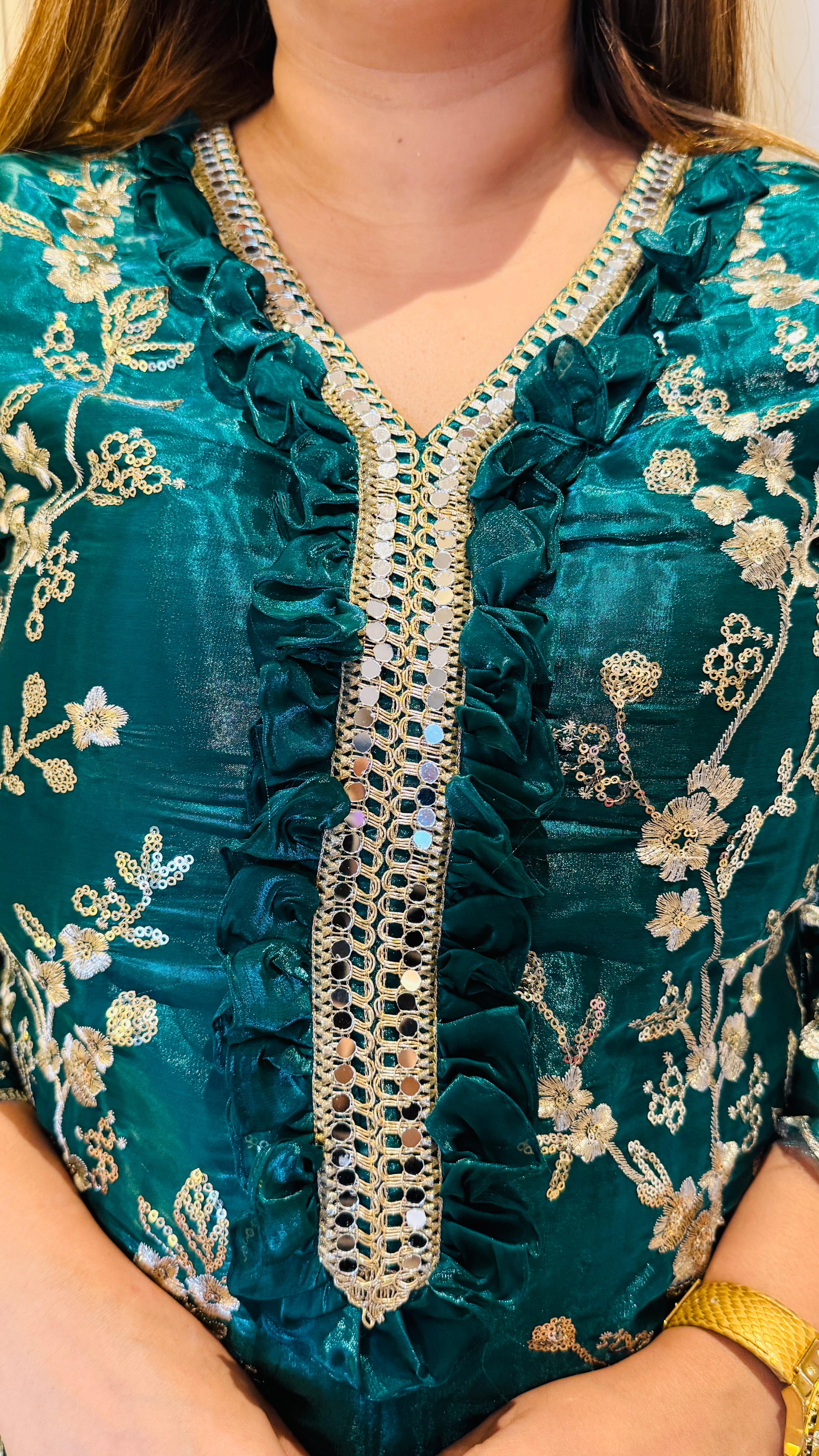 Jimmy Choo Suit Set- Green, Red