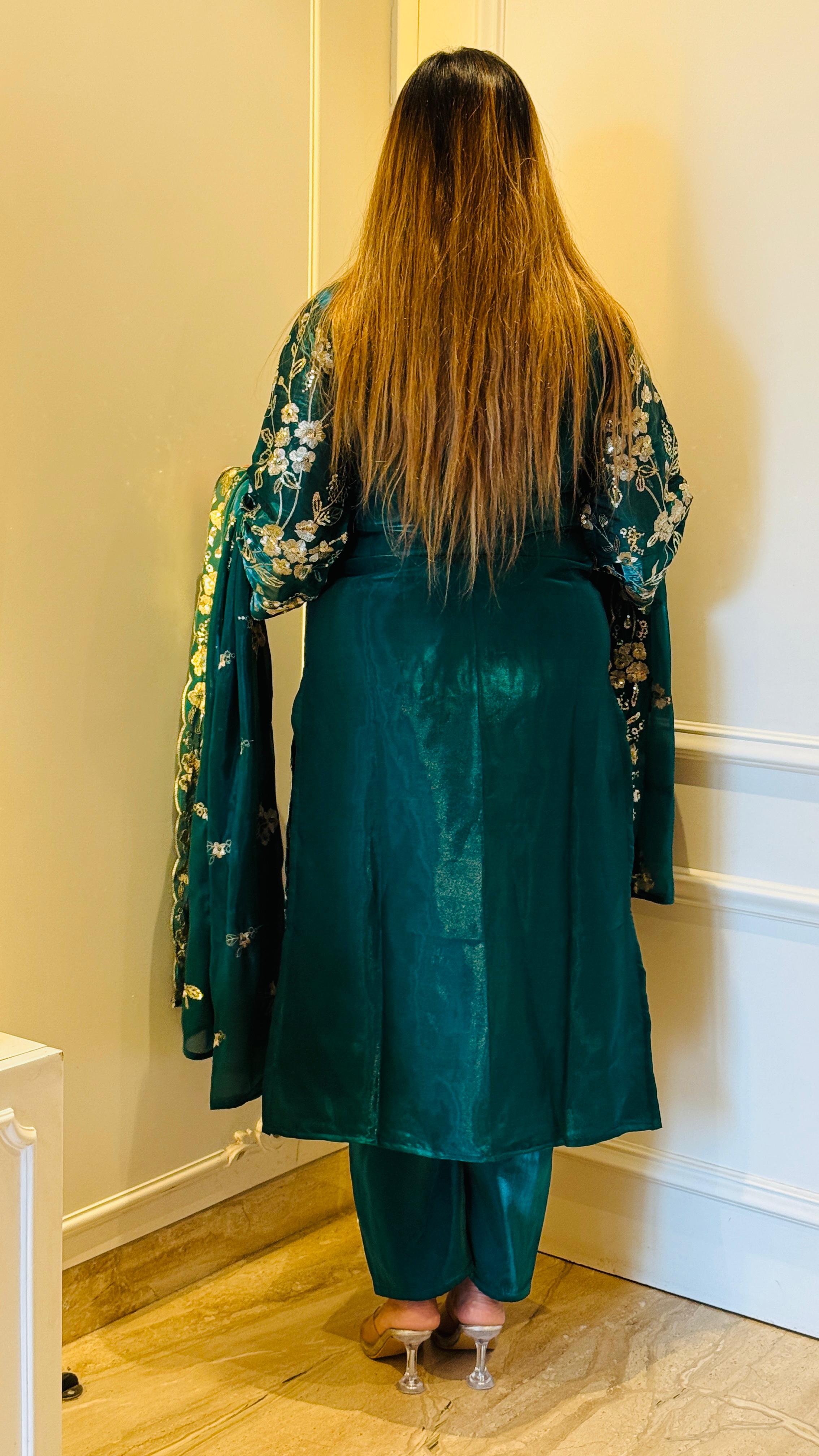 Jimmy Choo Suit Set- Green, Red