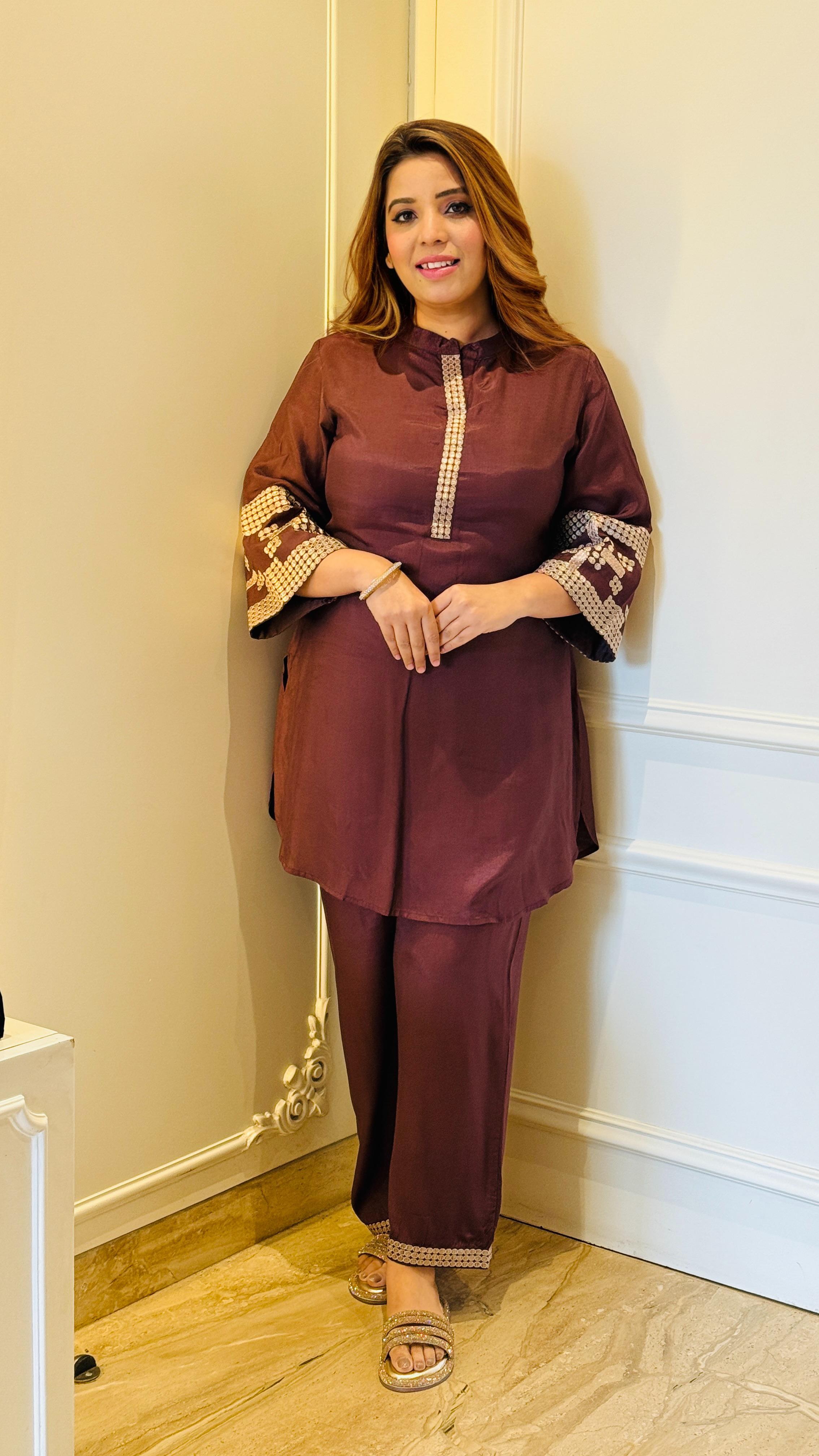 Naira Cordset- Brown