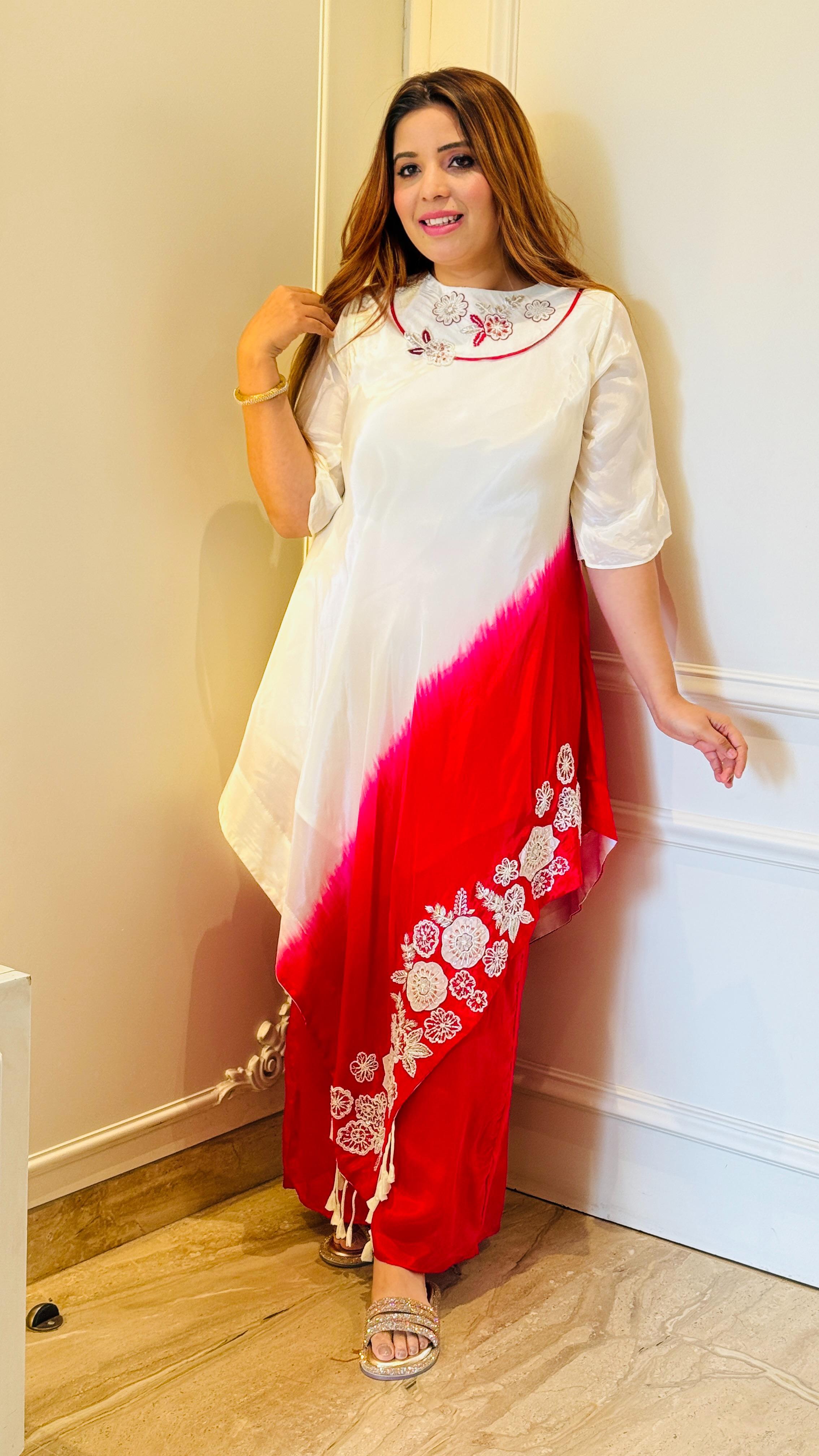 Ira Ombre Plazo Set- Red