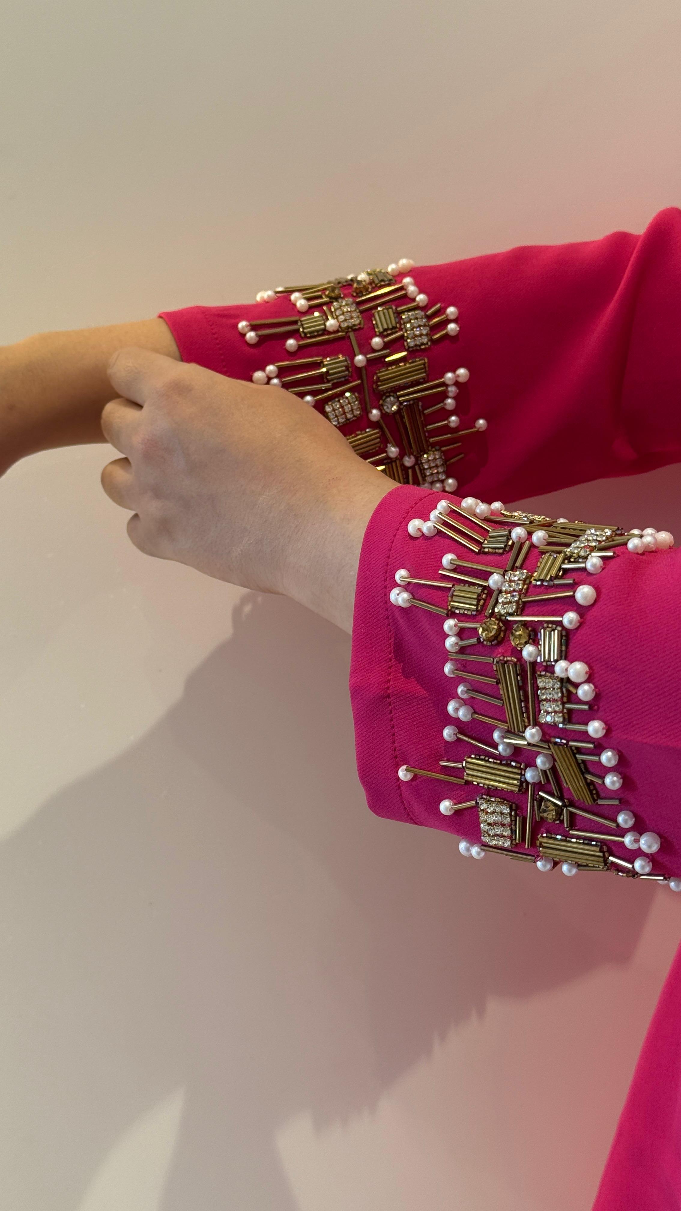 Zoya Indo-Western Set- Blue, White, Pink, Baby Pink, Black