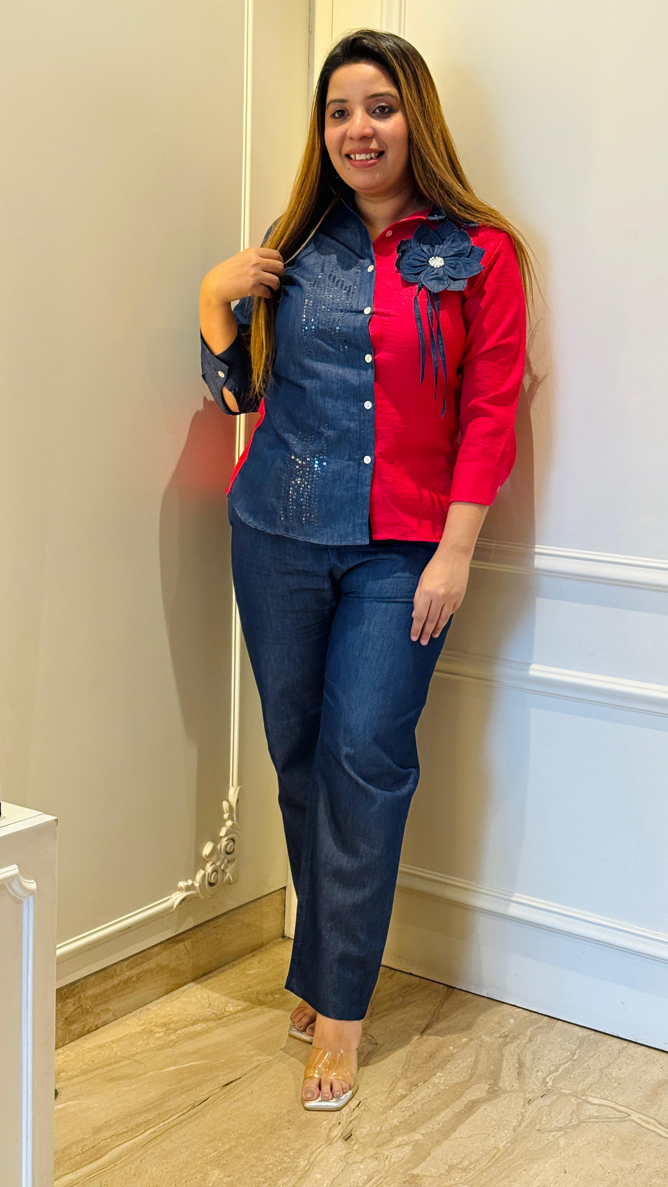 Zoya Cordset- White, Red