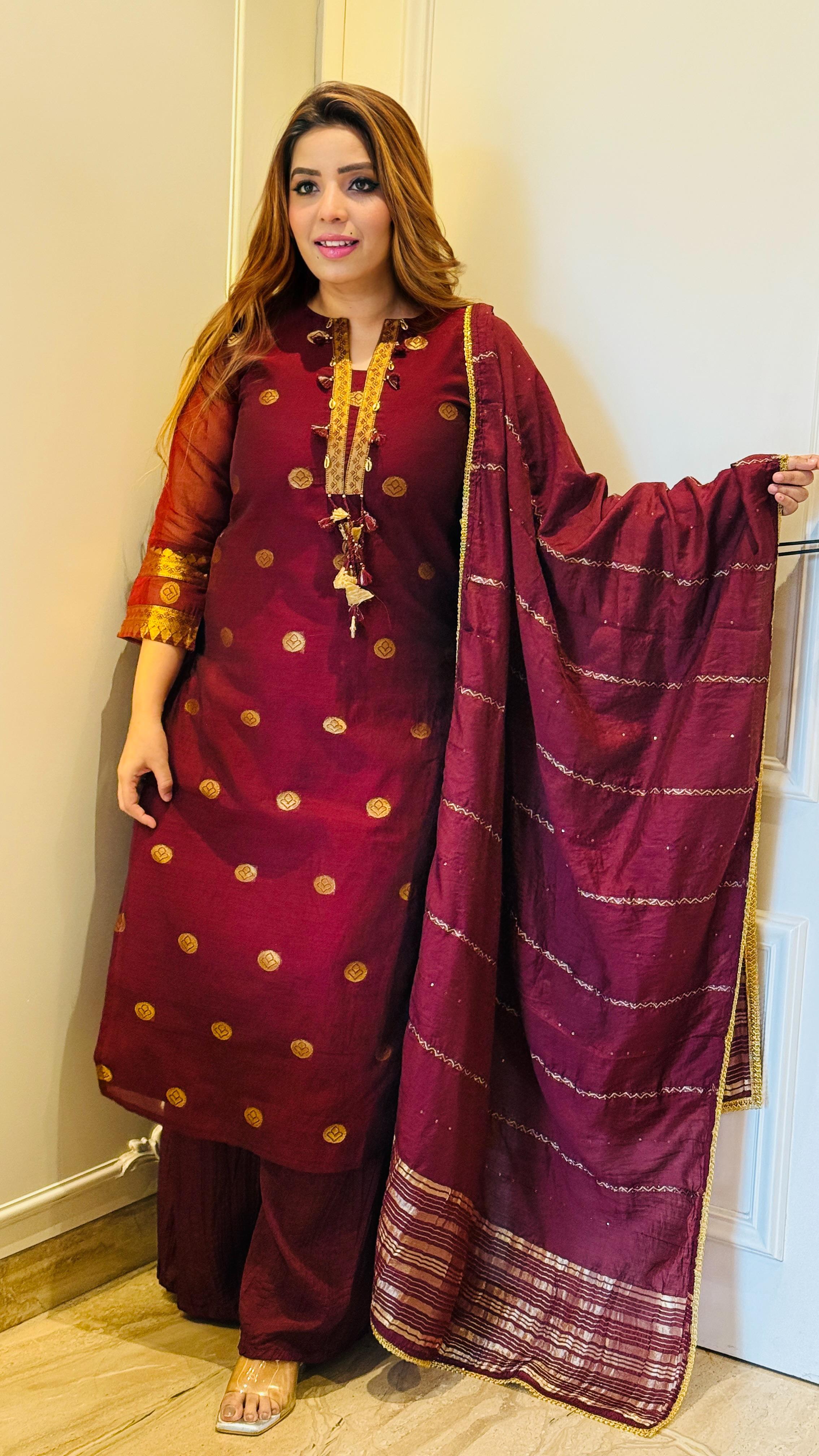 Kanishka Suit Set- Red