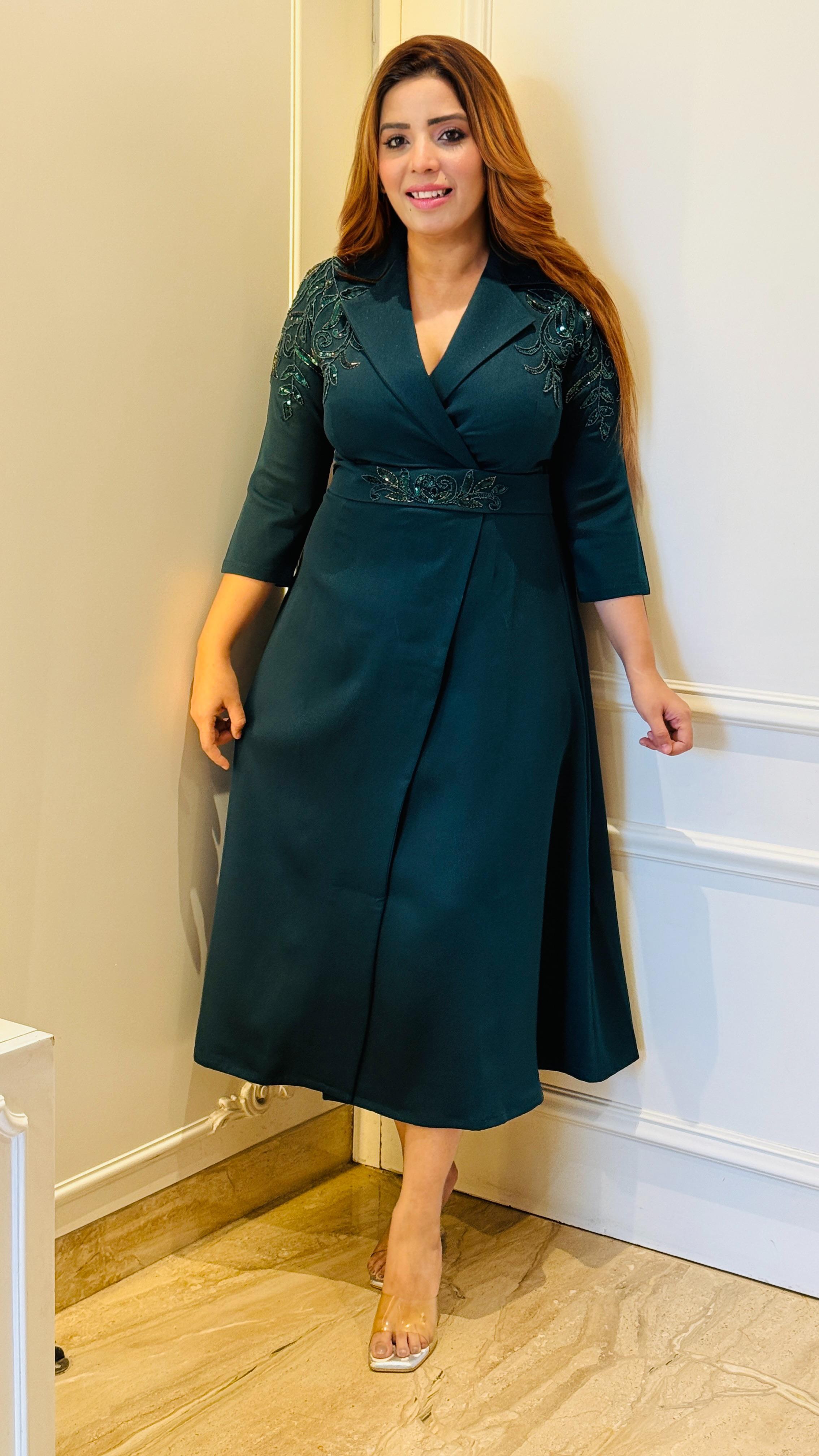 Iraa One-Piece- Green, Black, Red