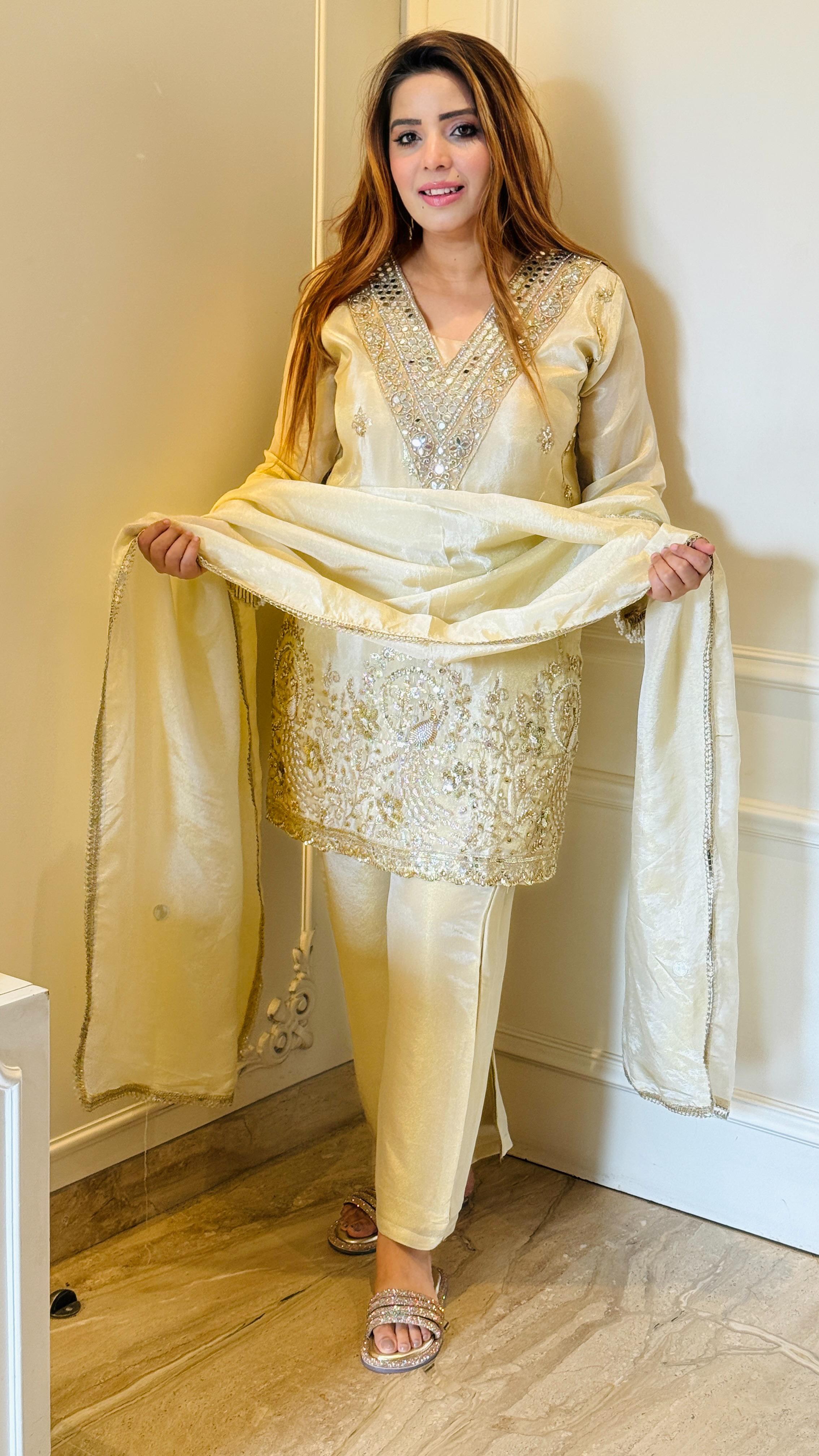 Naira Suit Set- Beige