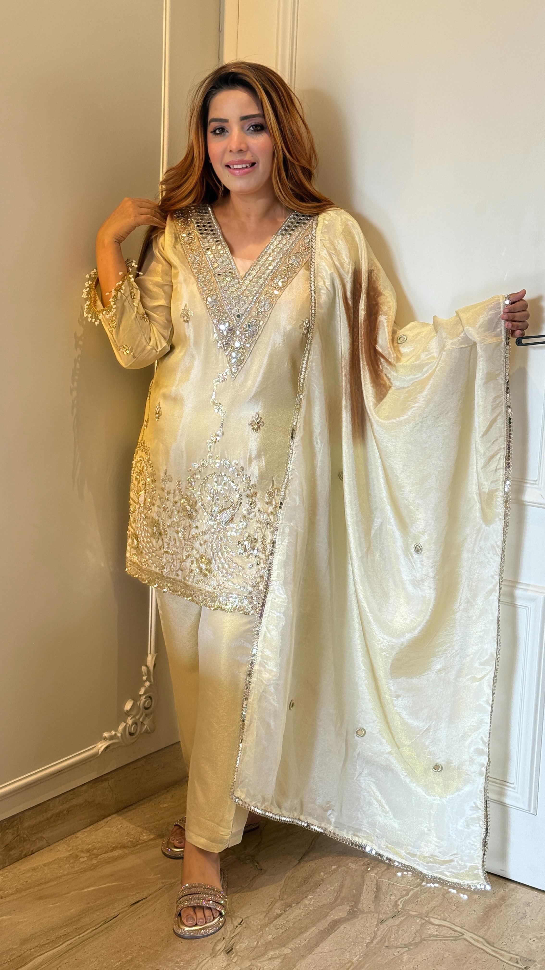 Naira Suit Set- Beige