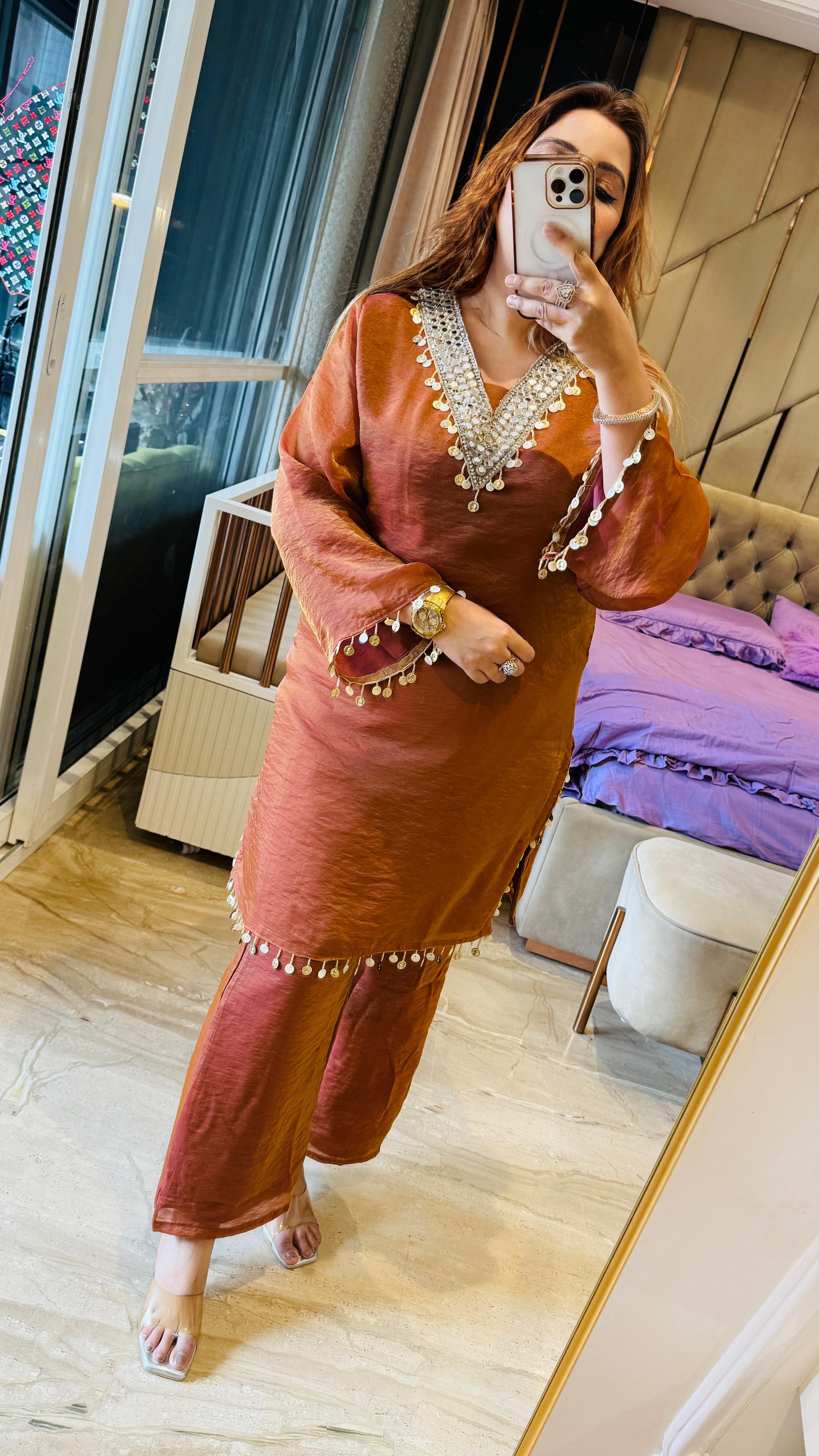 Nysa Ensemble Cordset- Brown, Red, maroon