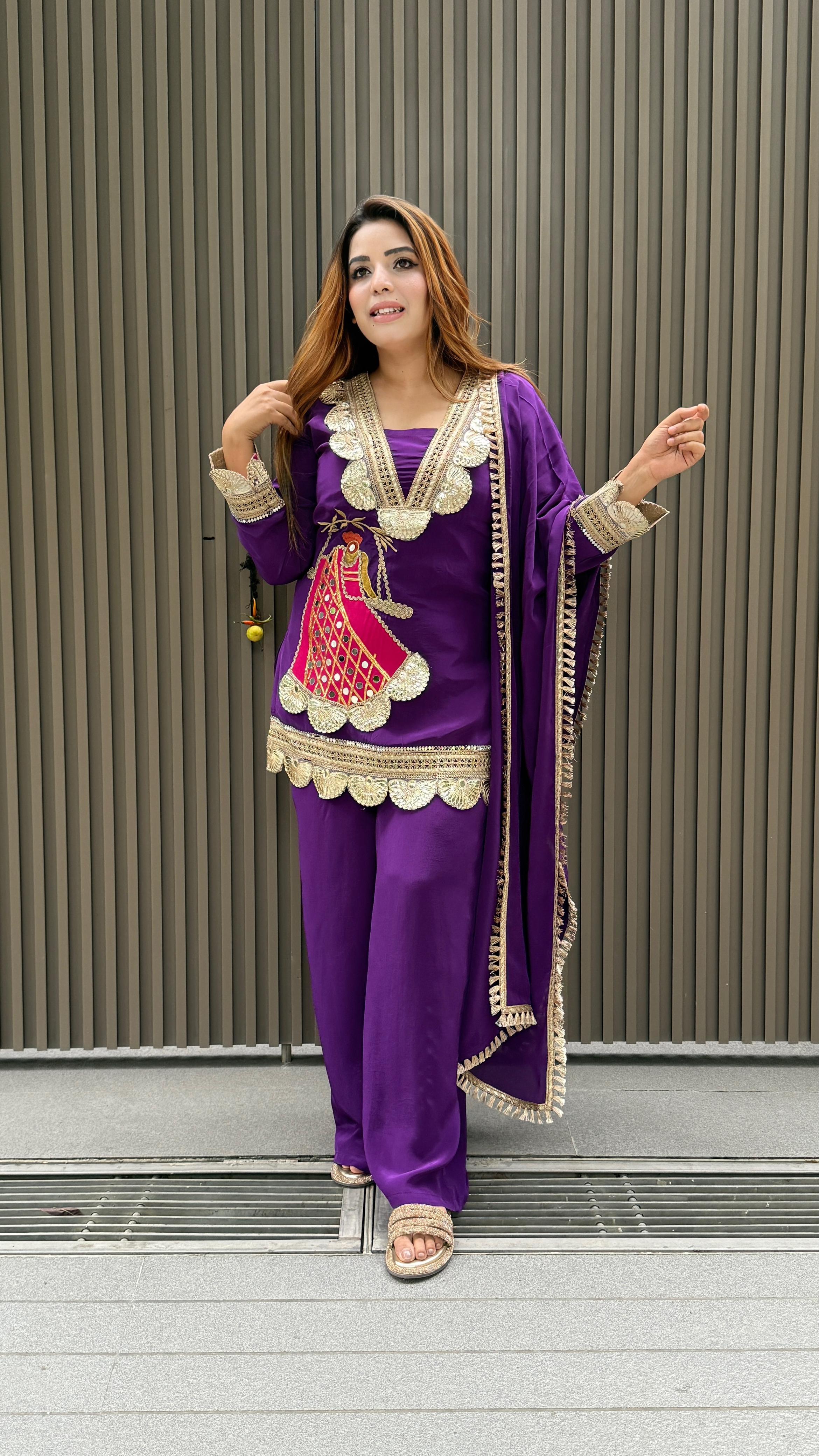 Senvika Suit Set- Pink, Purple, Orange, Black, Green, Red