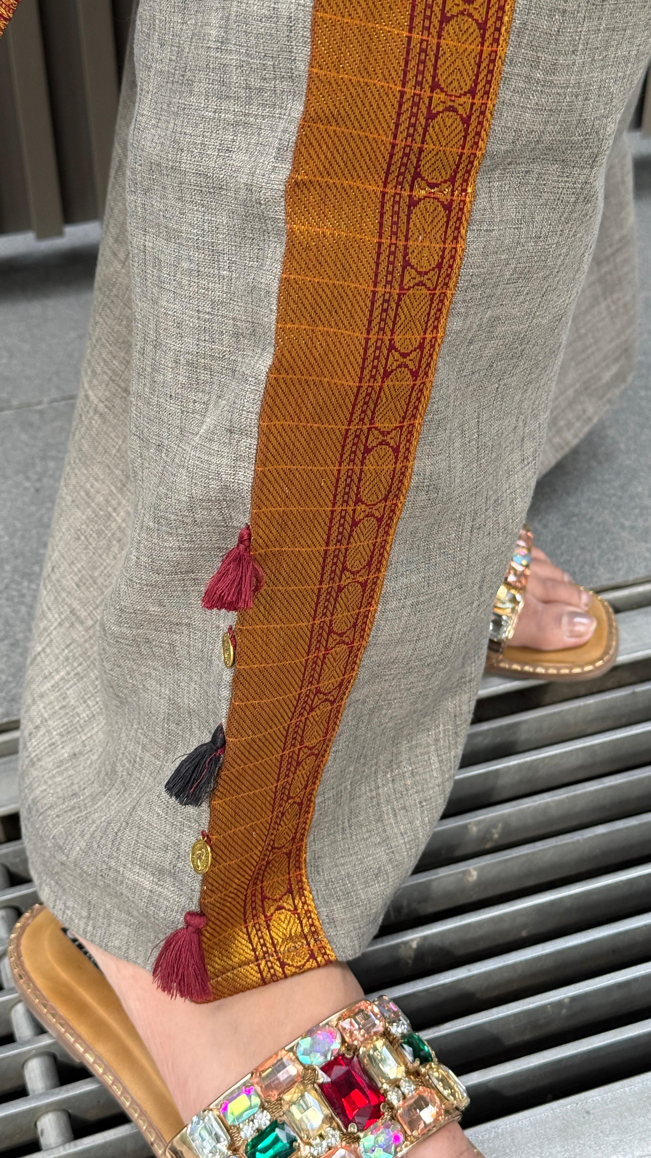 Aira Kaftan Set- Black