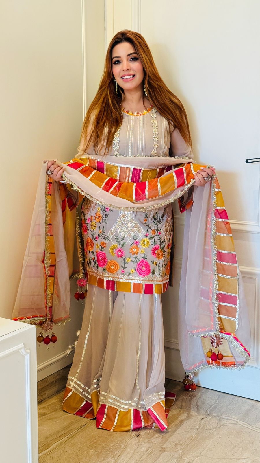 Noor Suit Set- Beige