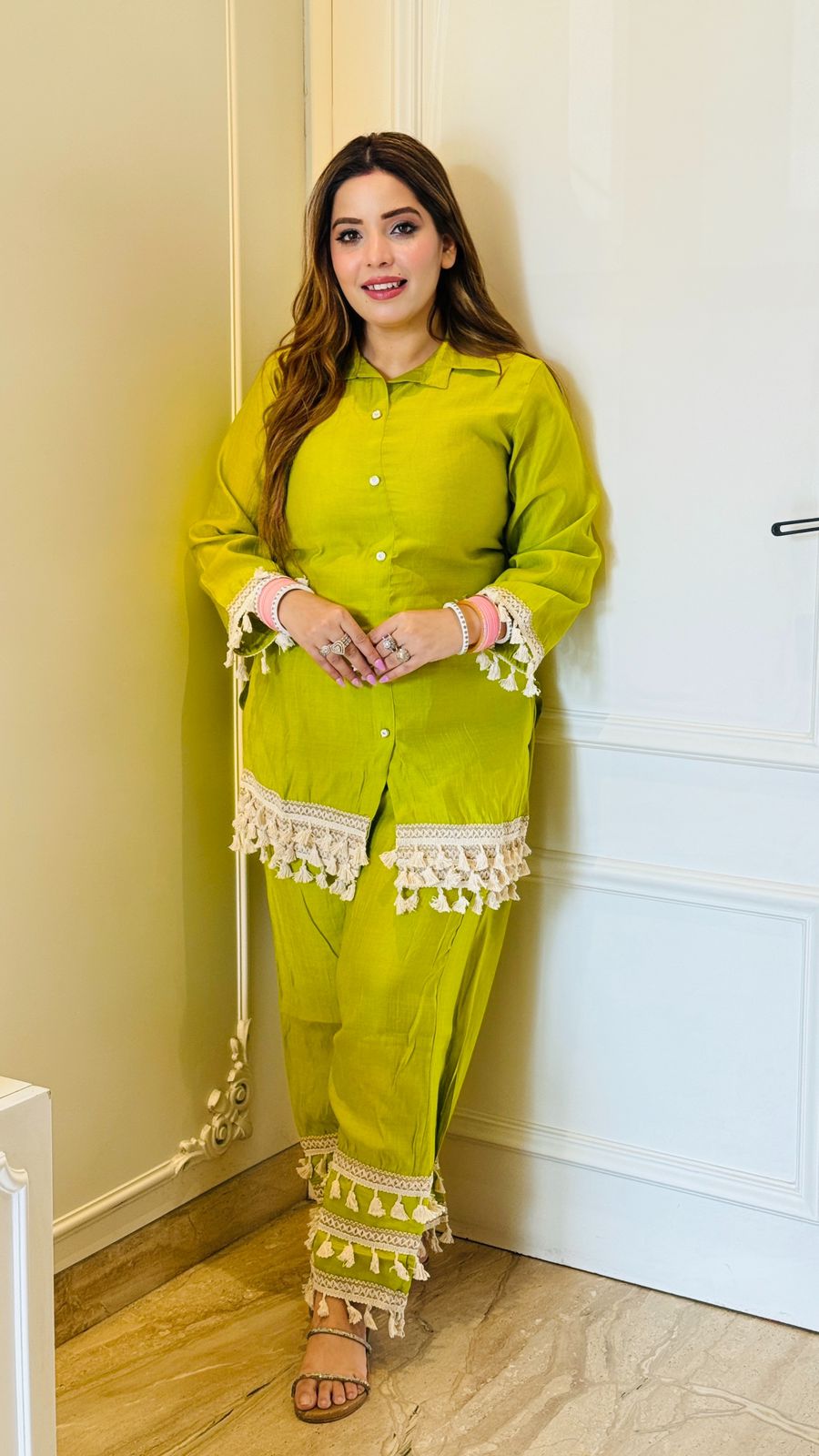 Ira Cordset- Green, Red, Pink