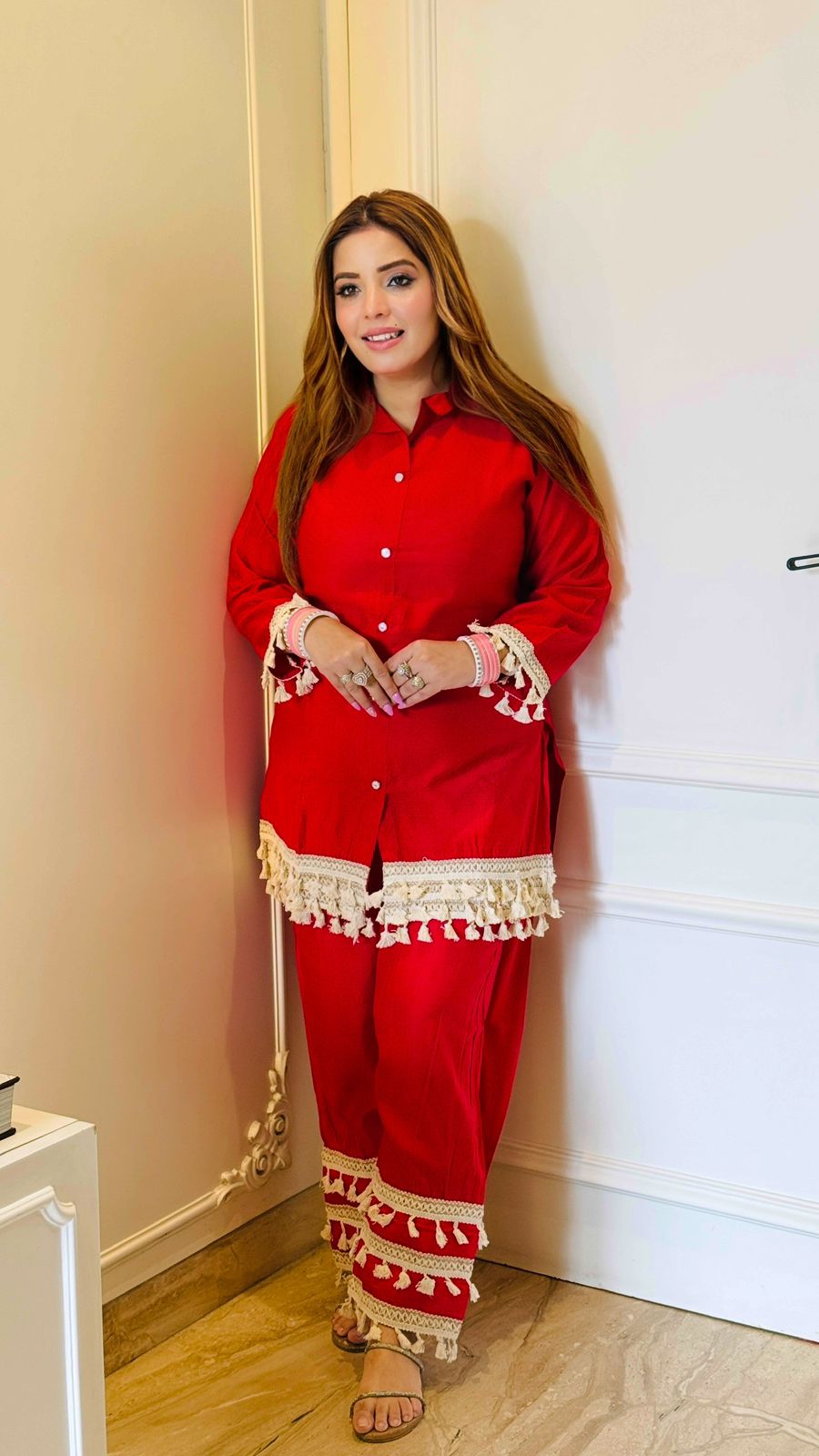 Ira Cordset- Green, Red, Pink