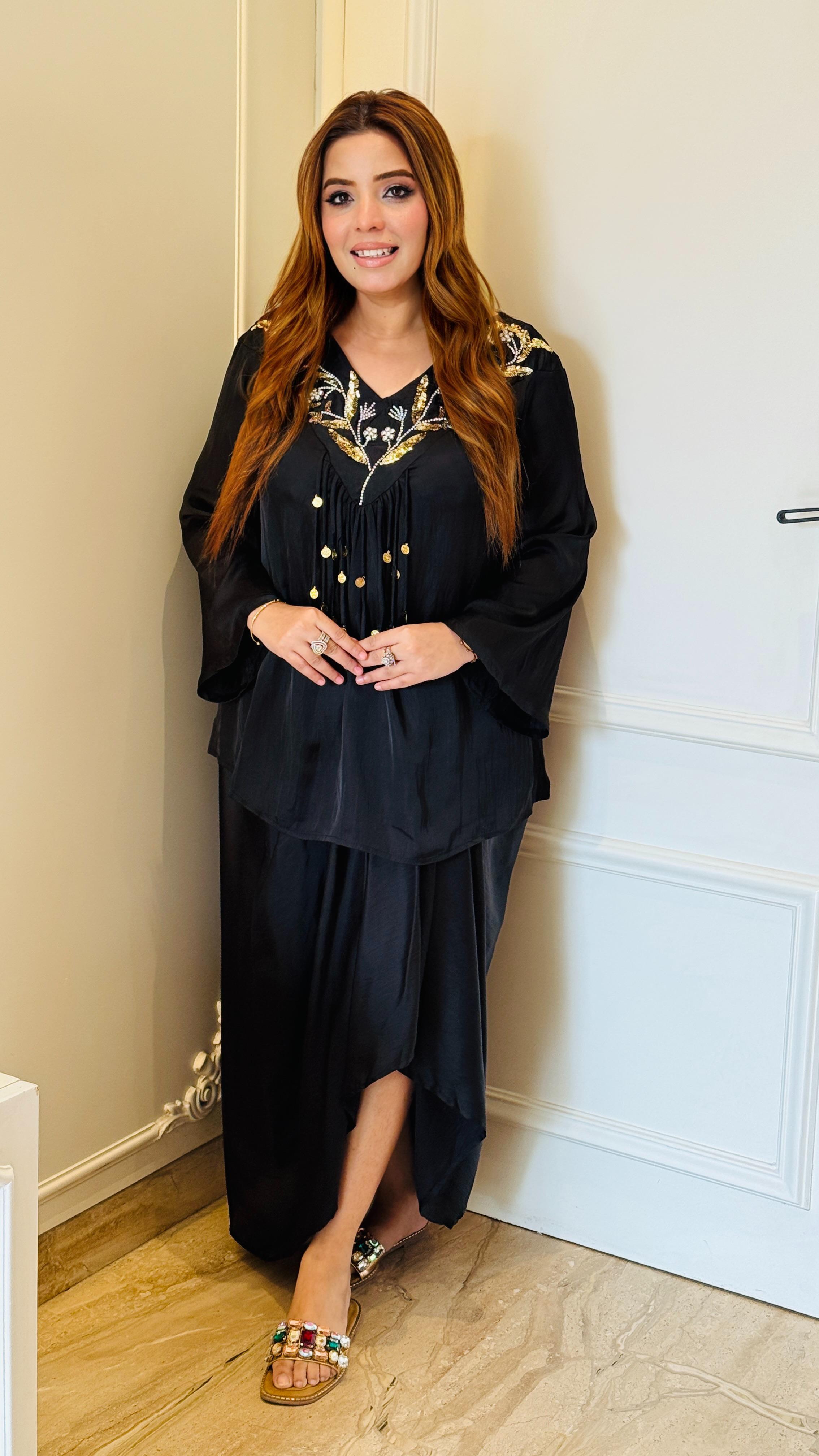 Navya Skirt Dress- Pink, Black, Blue, Red