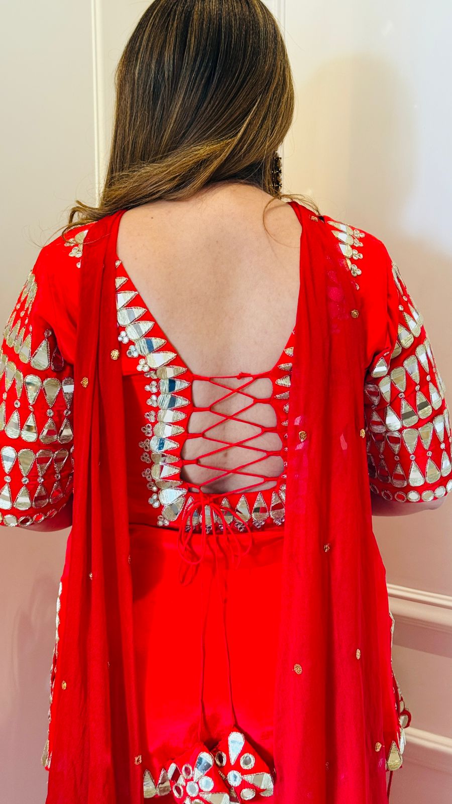 Zivara Suit Set- Red