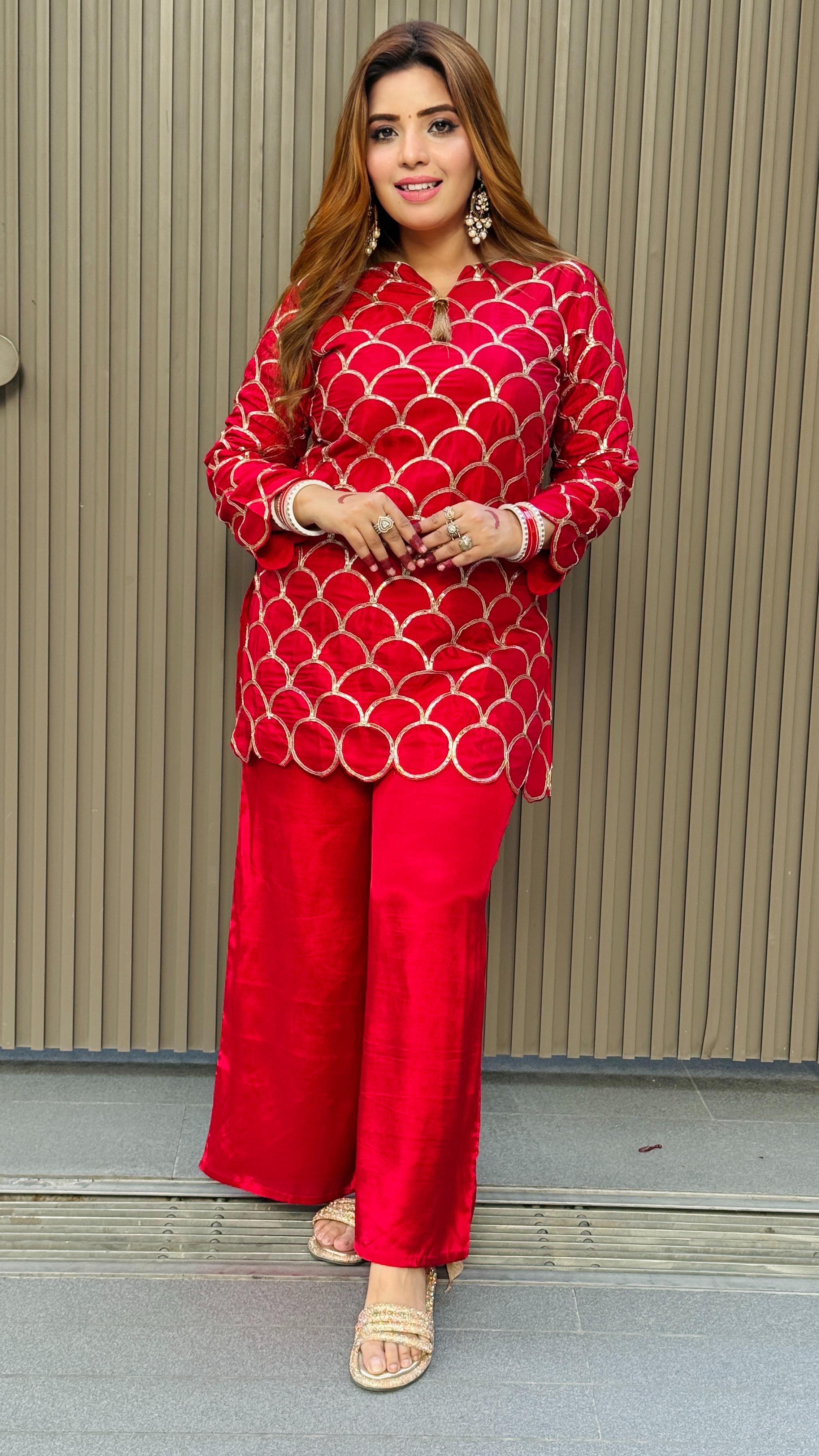 Avyra Cordset- Red, Magenta, Black